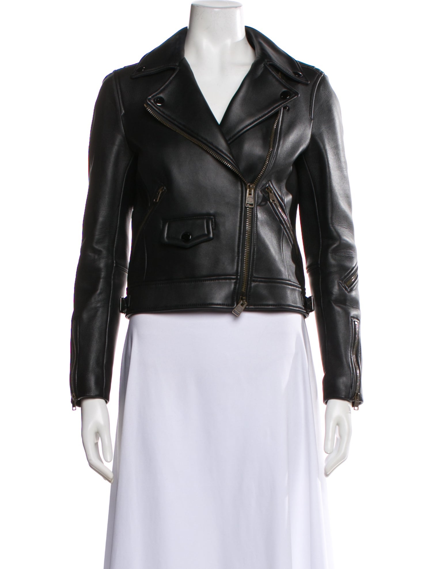 Coach Eel Skin Biker Jacket