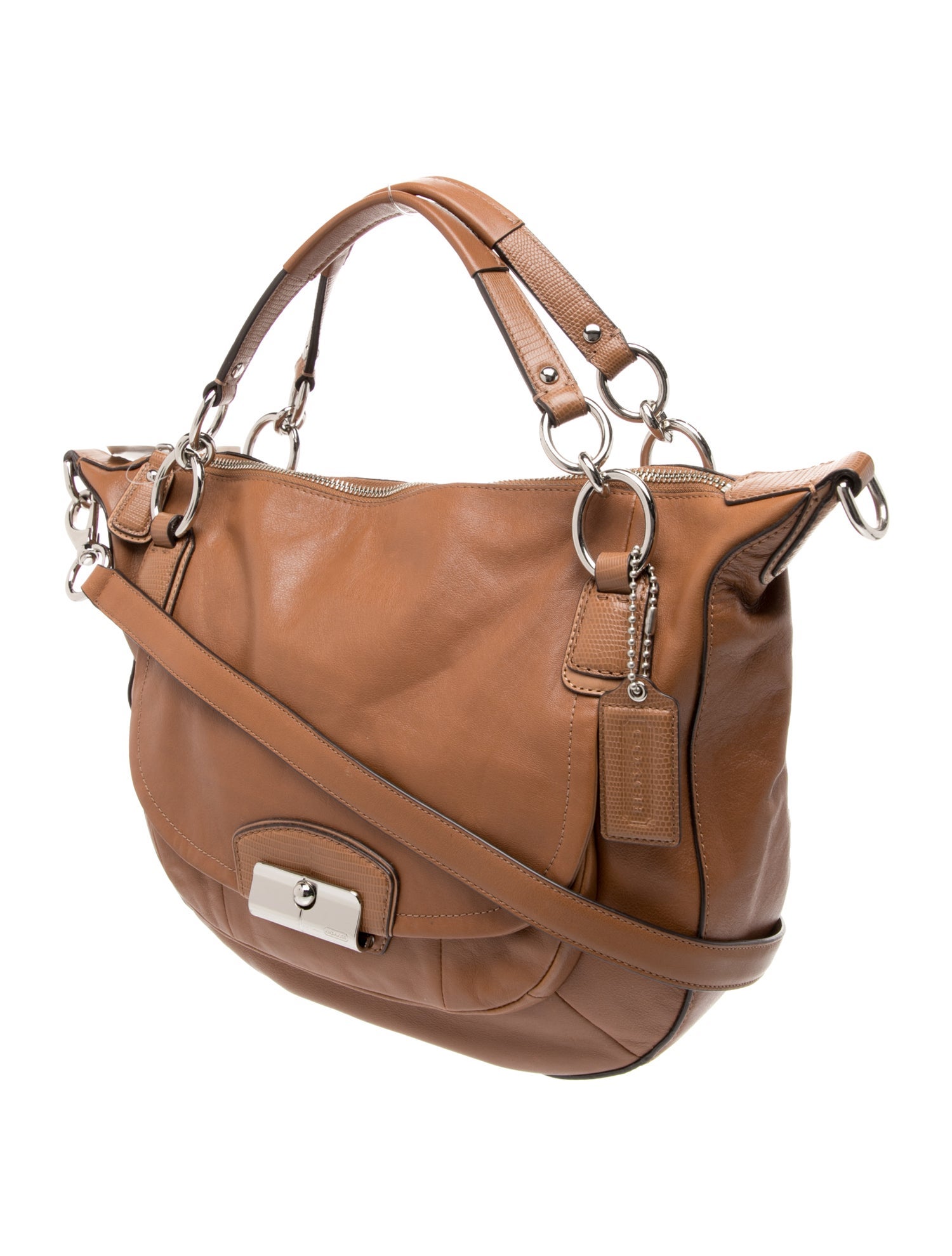 Leather Top Handle Bag