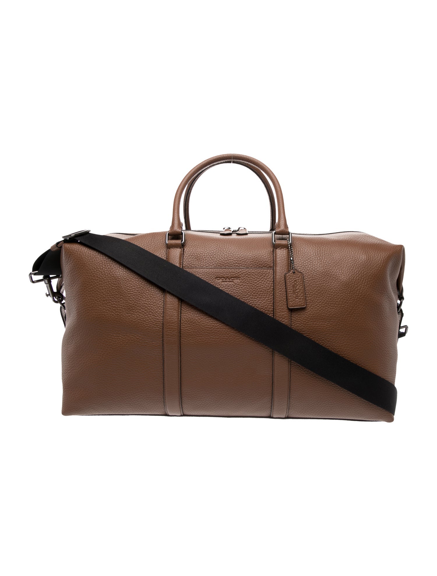 Coach Leather Weekender Bag
