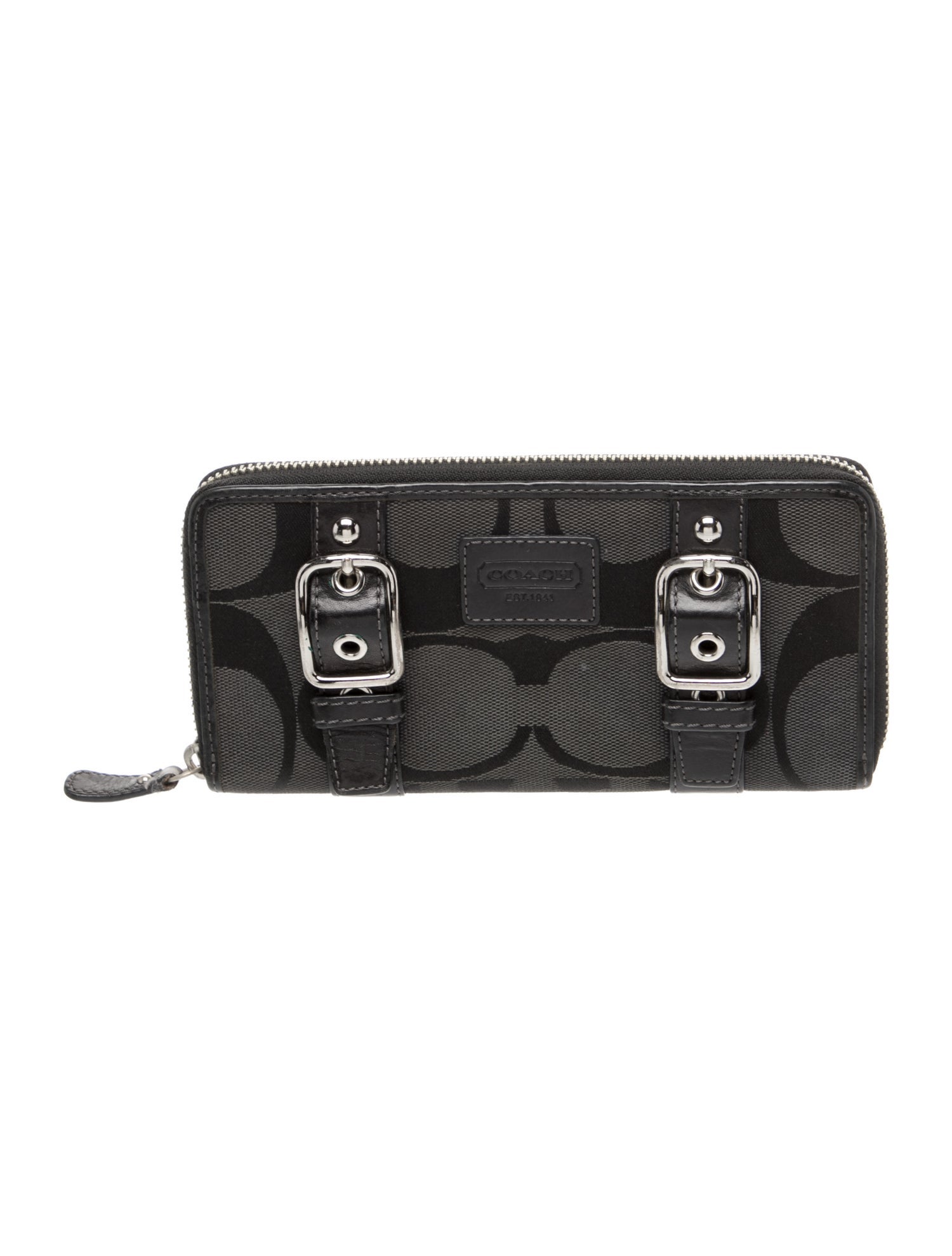 Coach Canvas Printed Continental Wallet