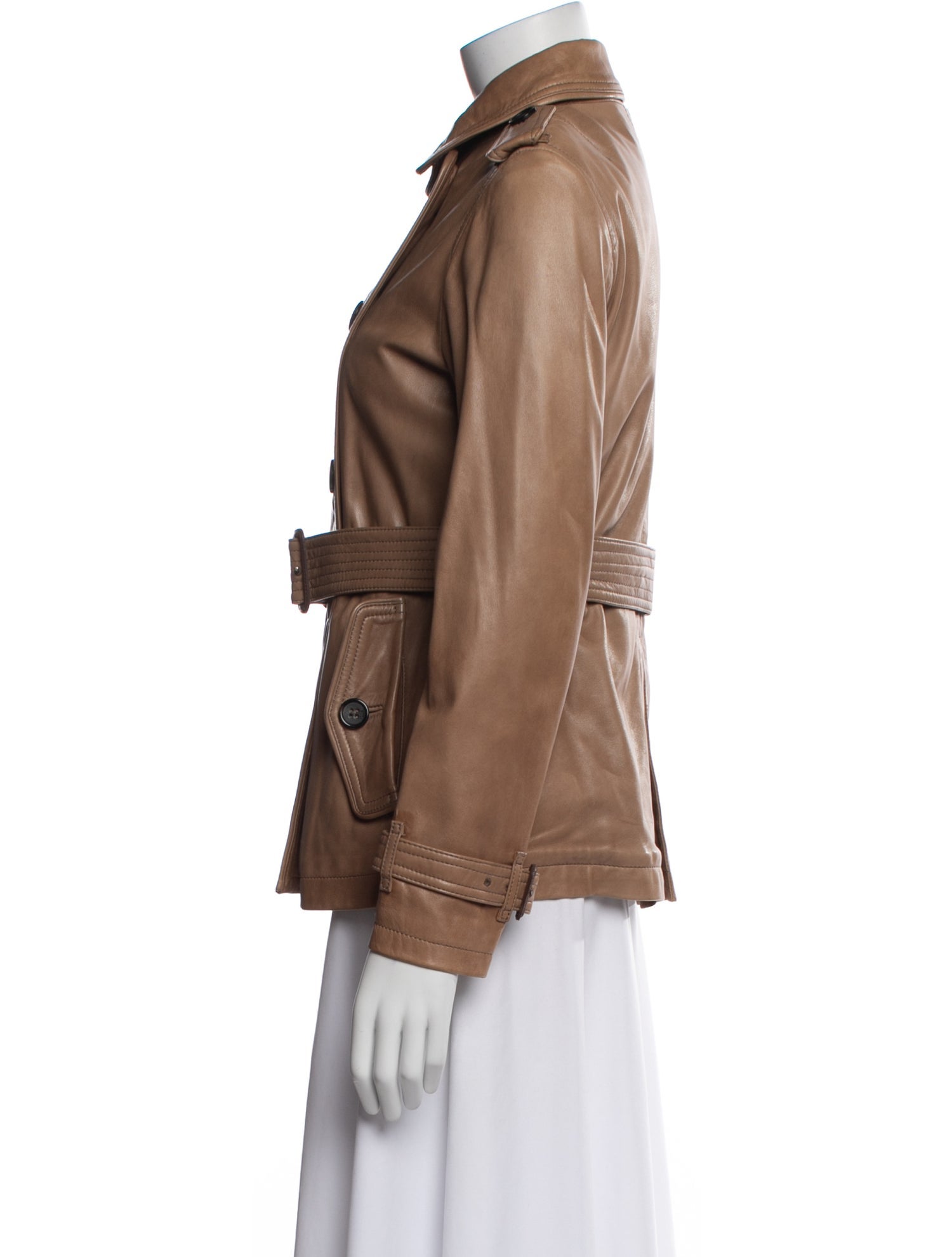 Coach Leather Utility Jacket