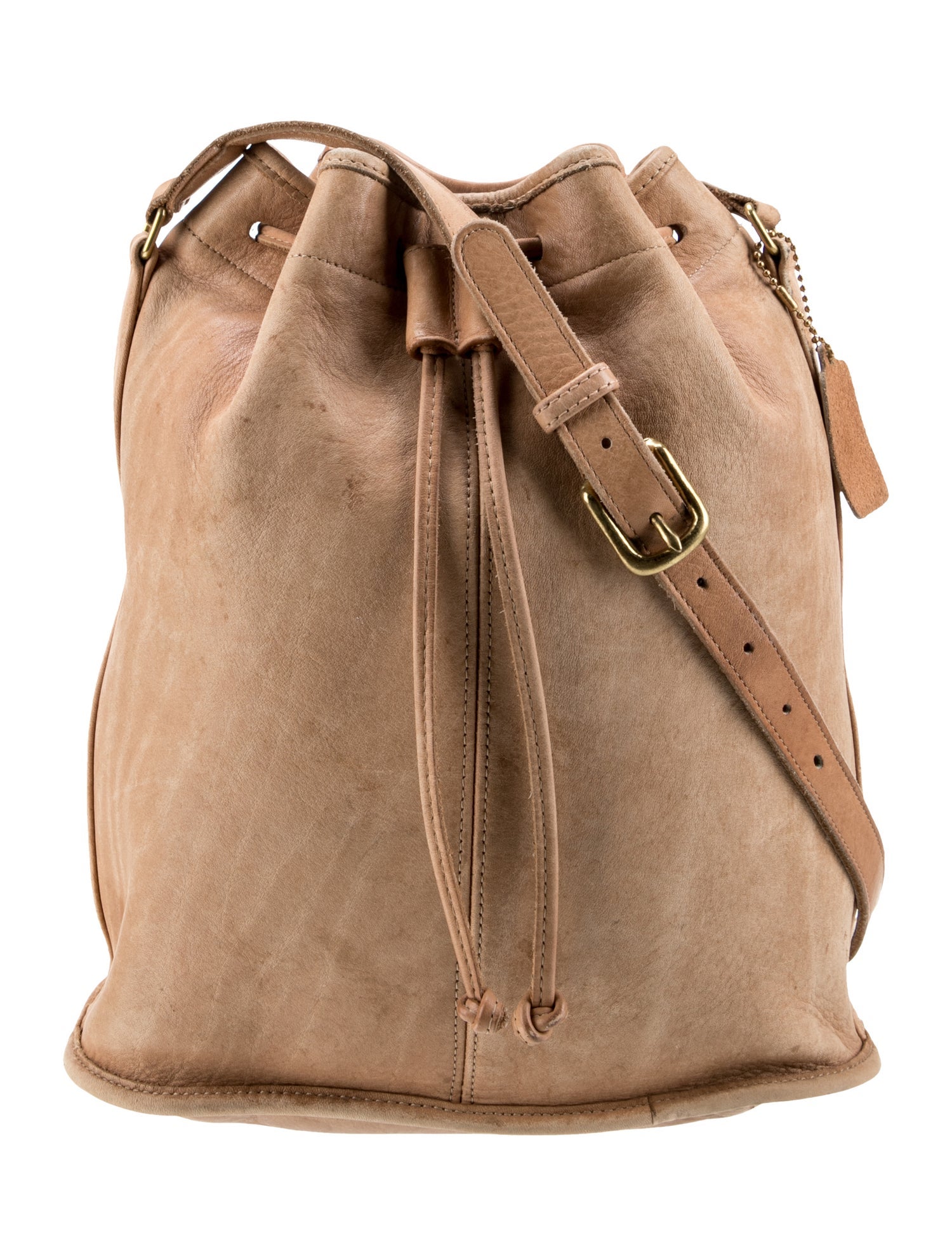 Coach Leather Bucket Bag