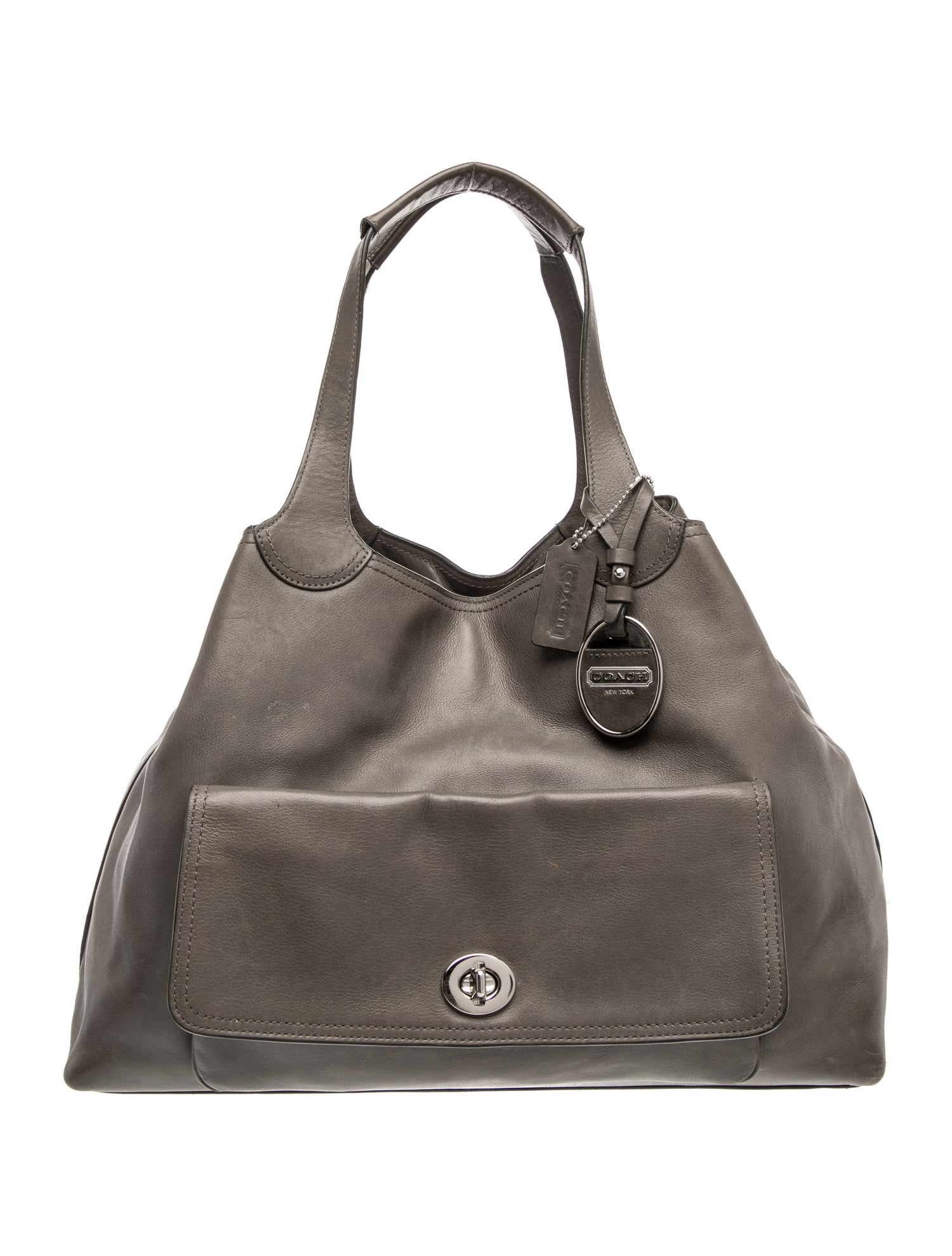 Coach Leather Top Handle Bag