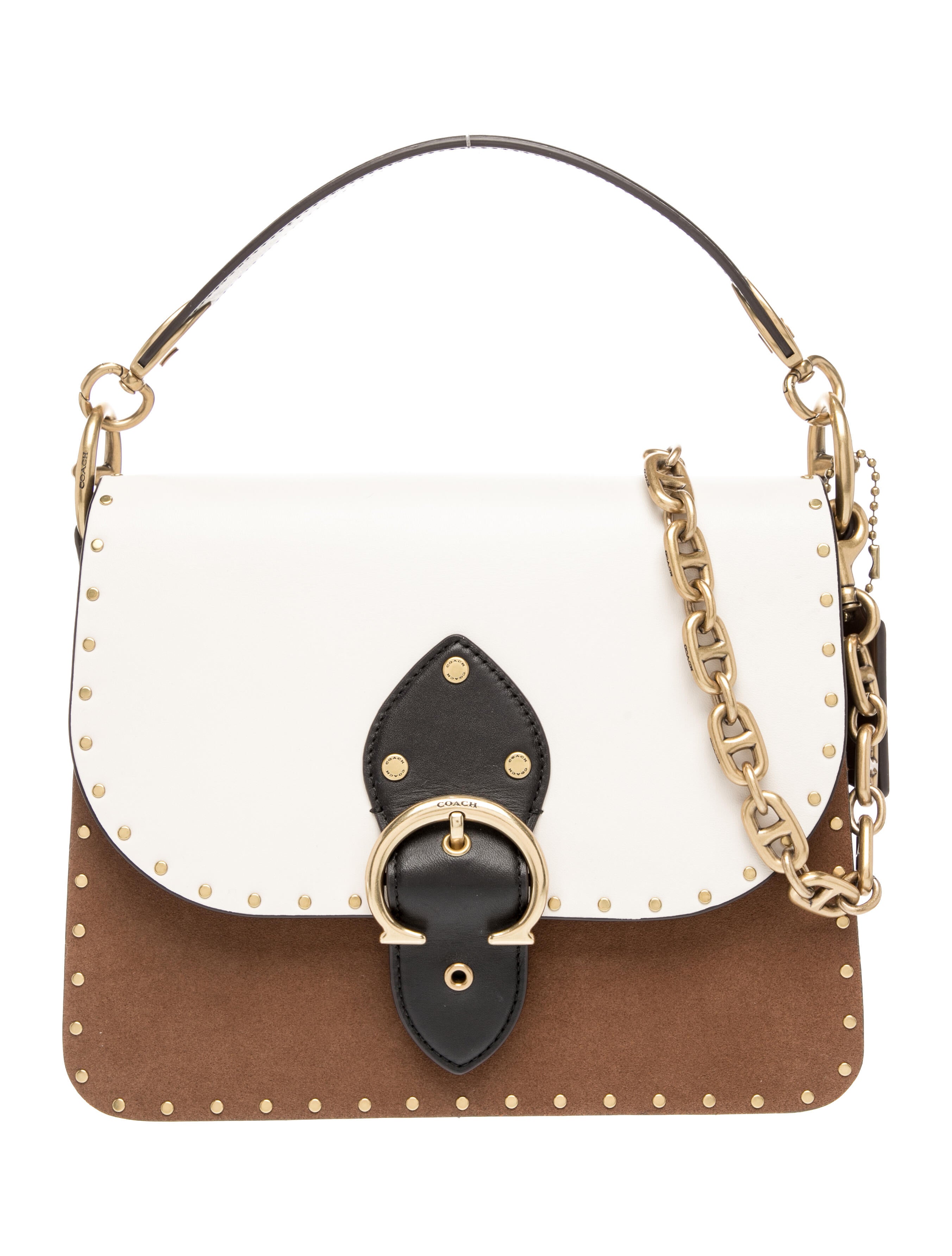 Coach Suede Top Handle Bag