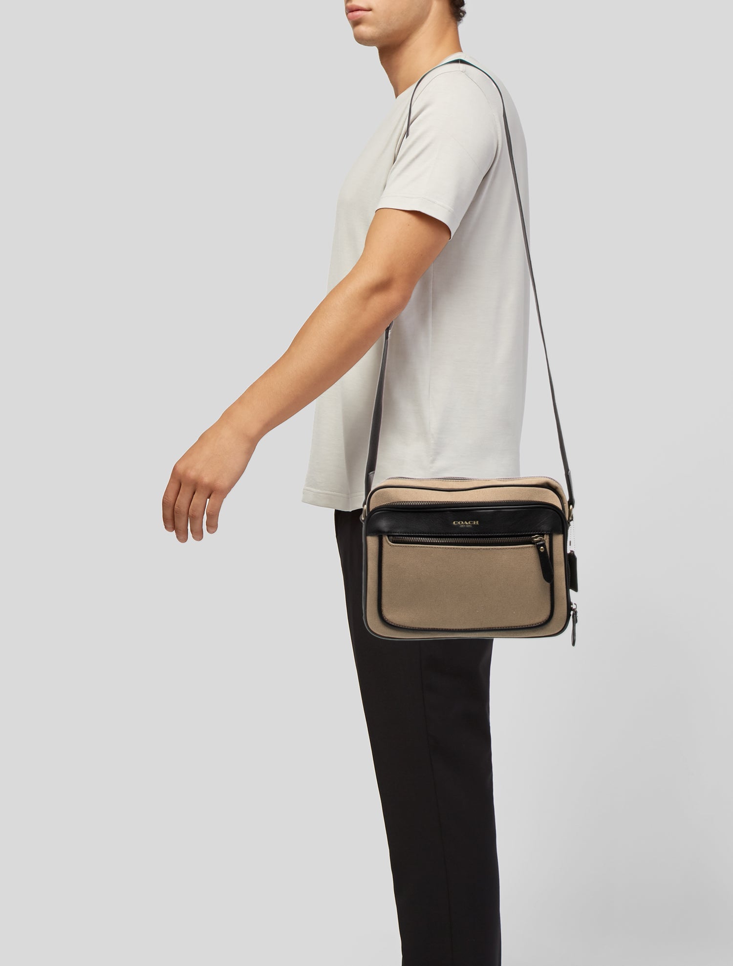 Coach Canvas Messenger Bag