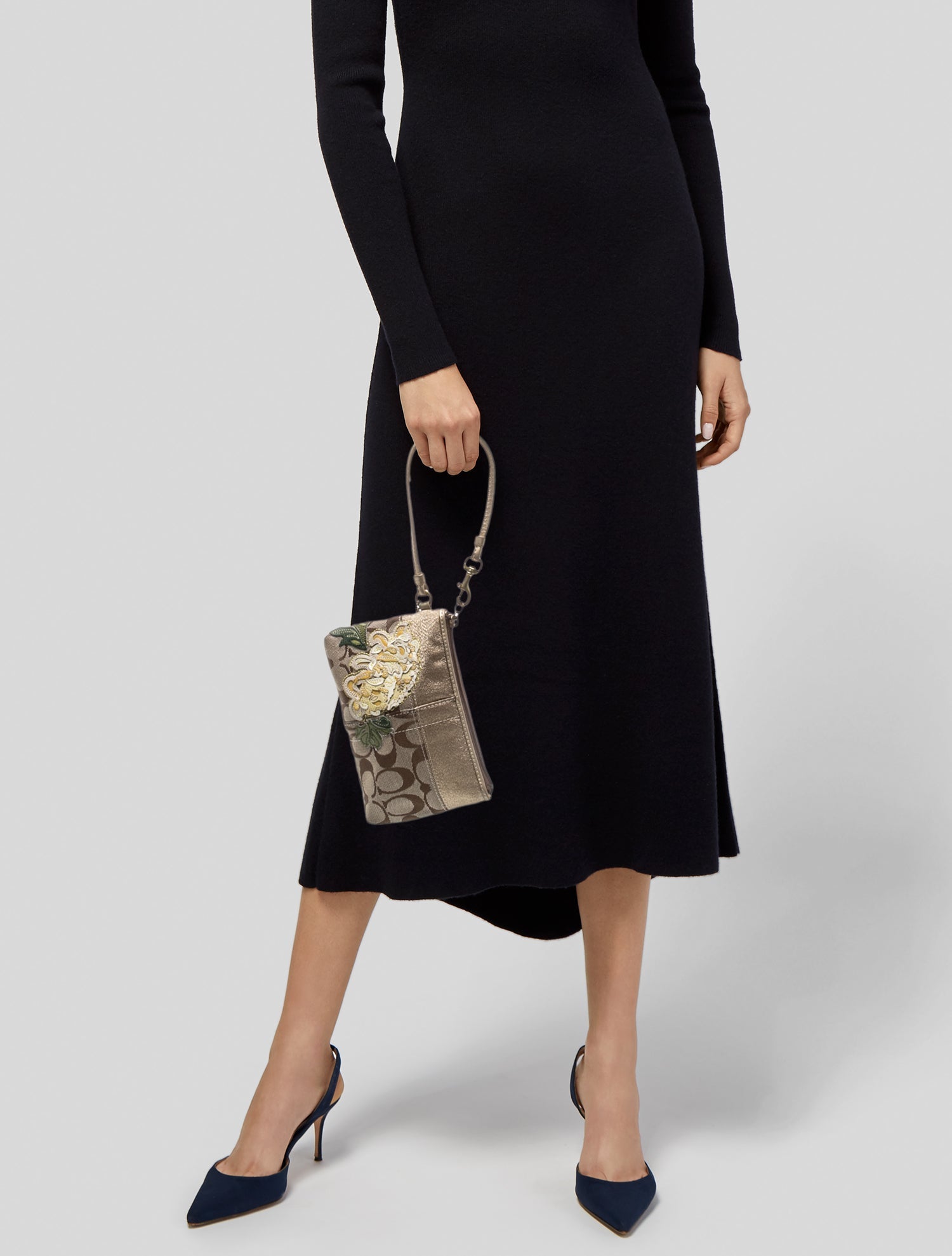 Coach Monogram Clutch