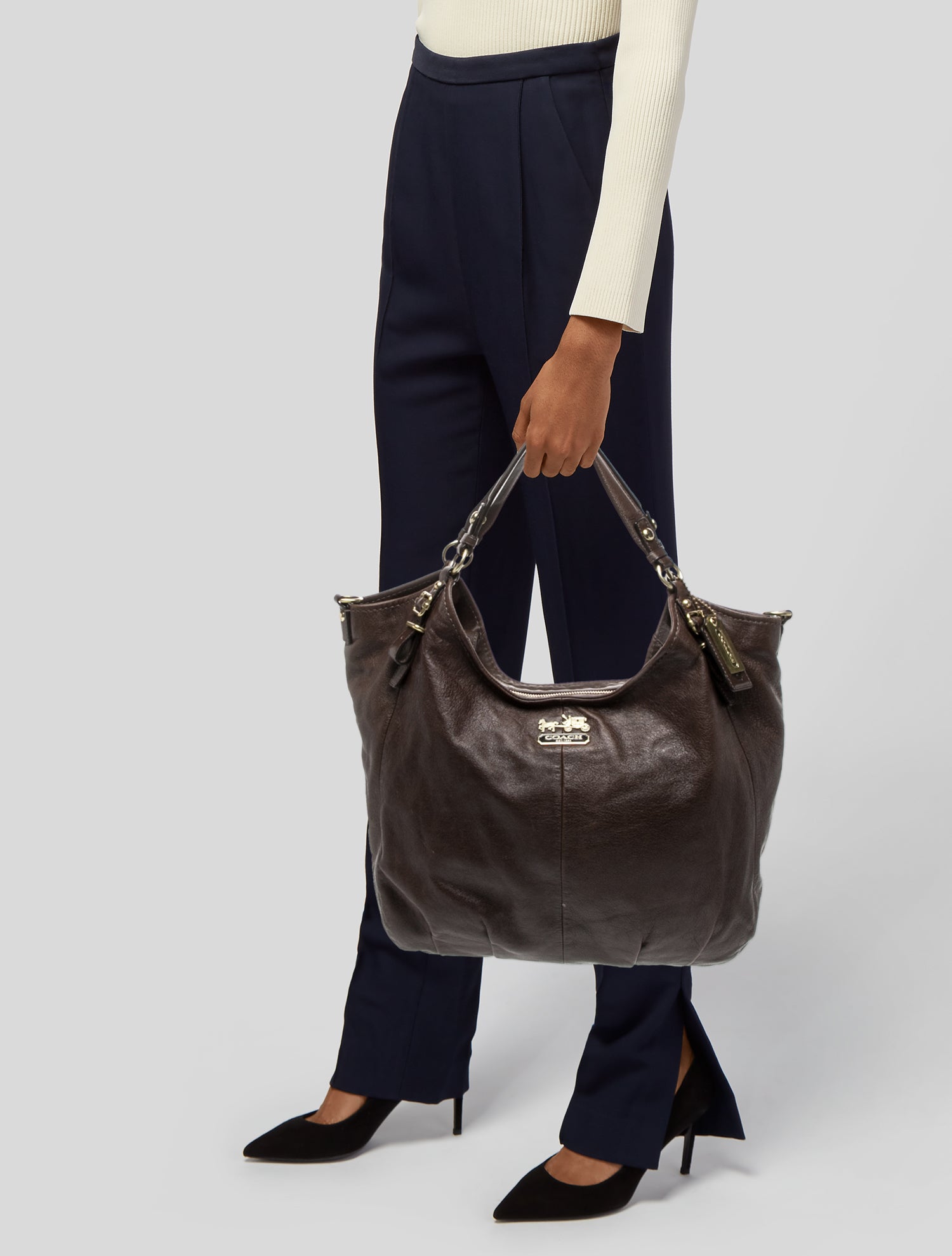 Coach Leather Shoulder Bag