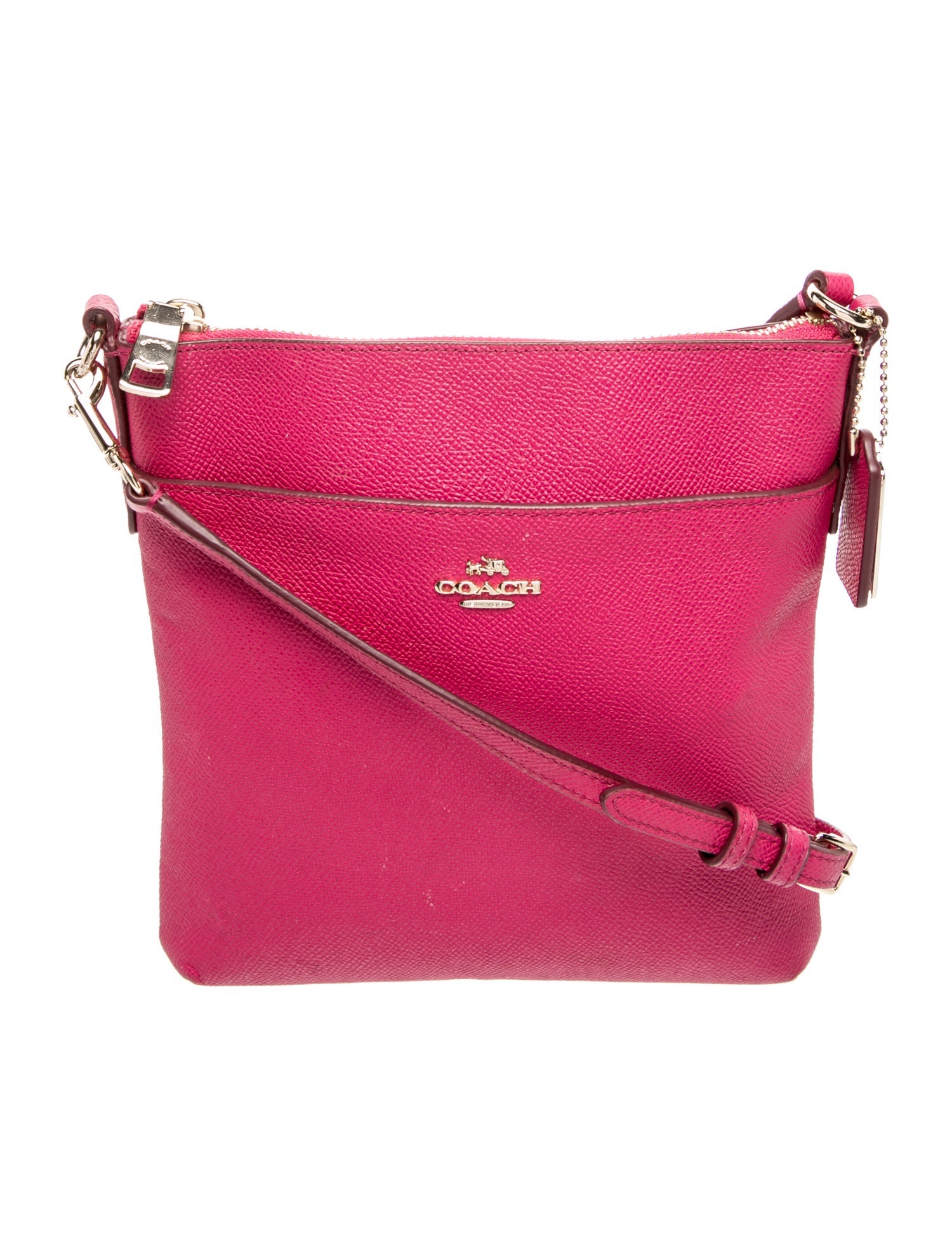 Coach Saffiano Leather Shoulder Bag