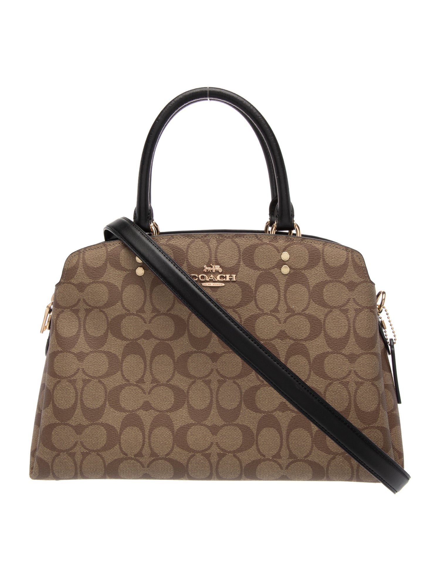Coach Monogram Top Handle Bag