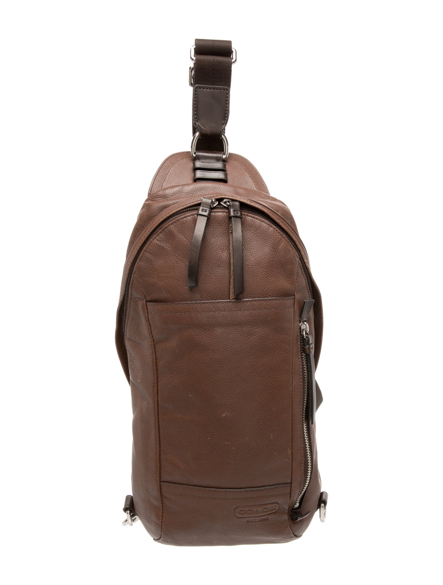 Coach Leather Backpack