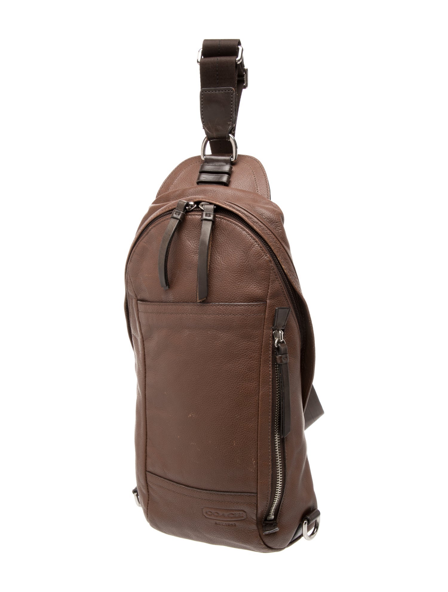 Coach Leather Backpack