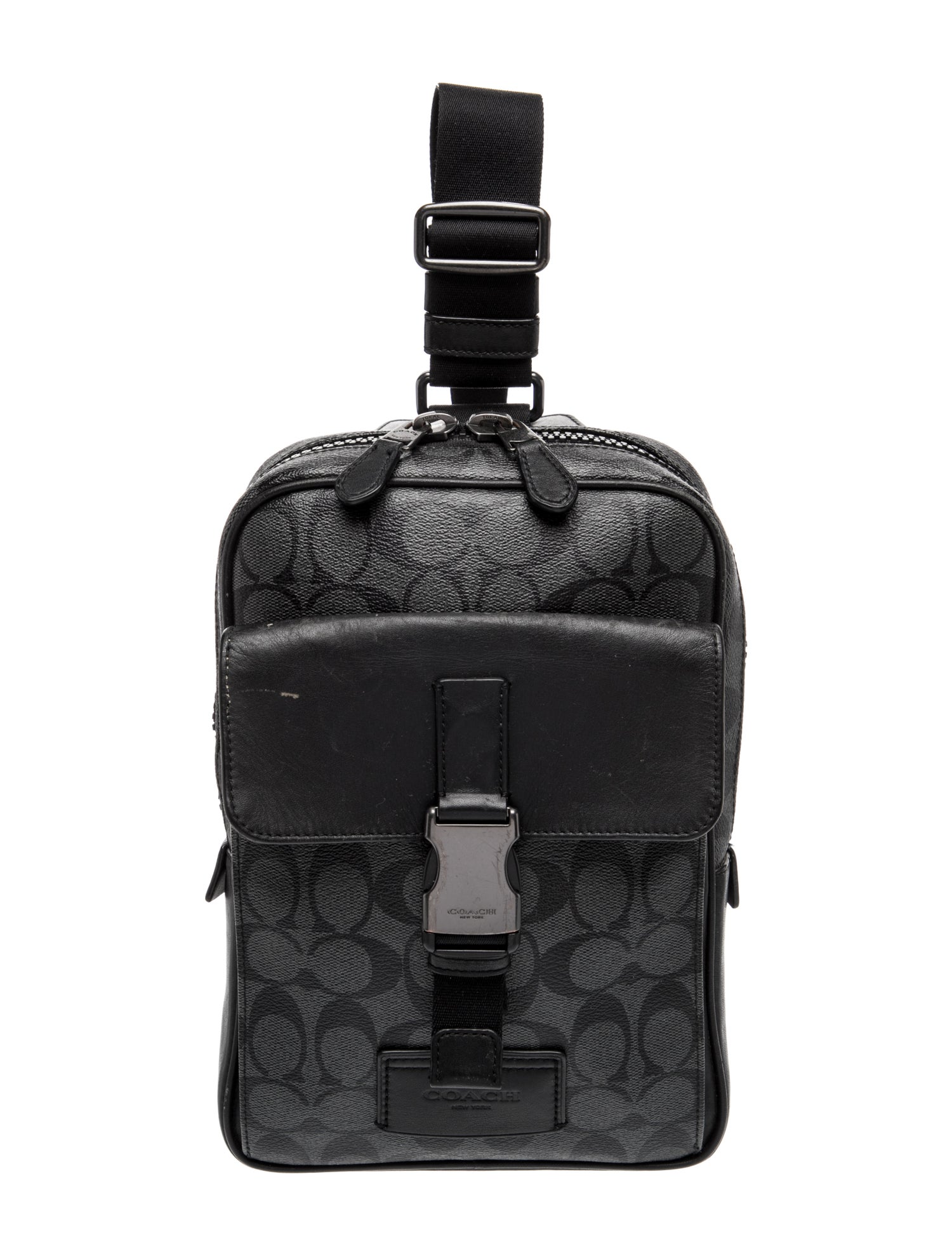 Coach Leather Backpack