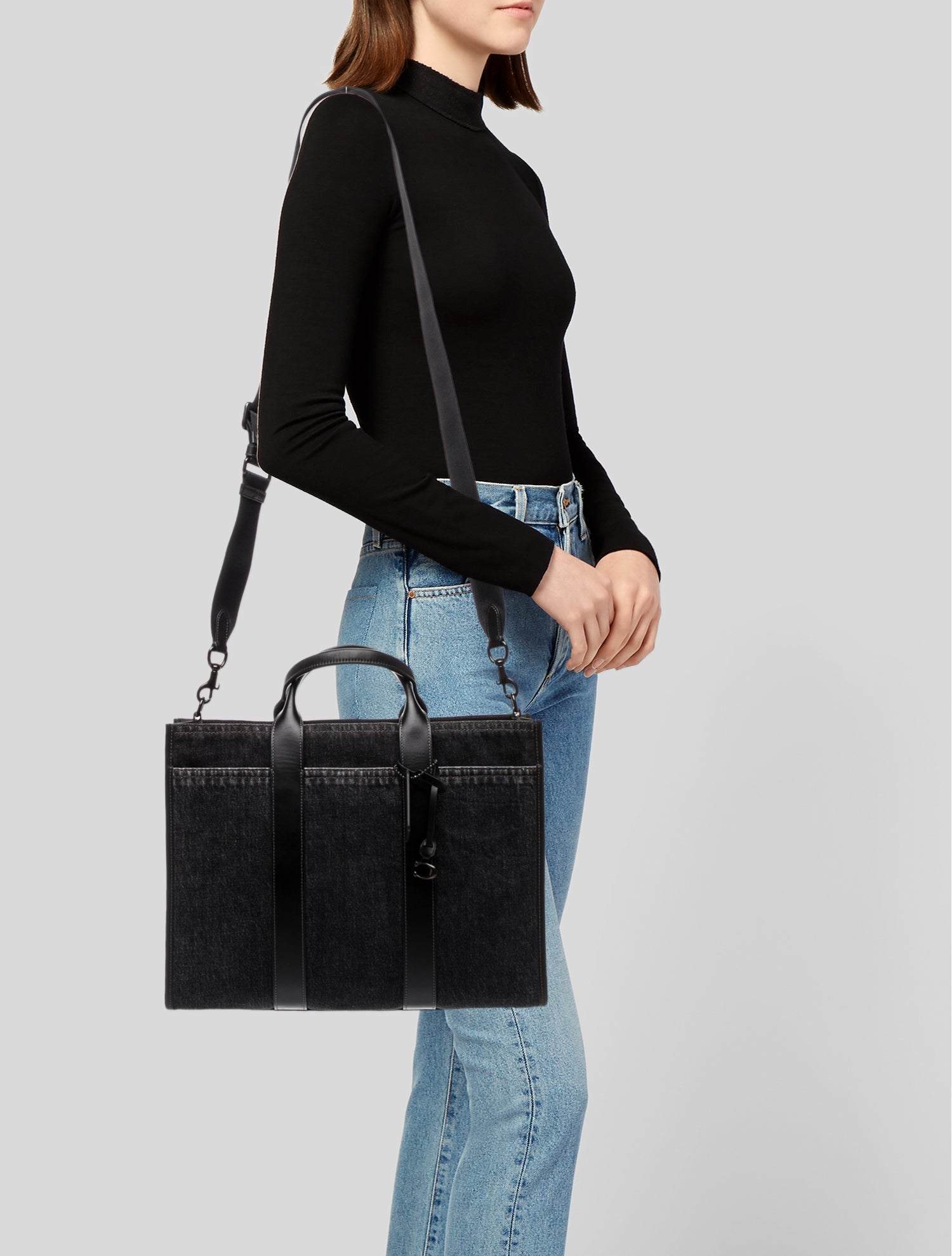 Coach Denim Shoulder Bag