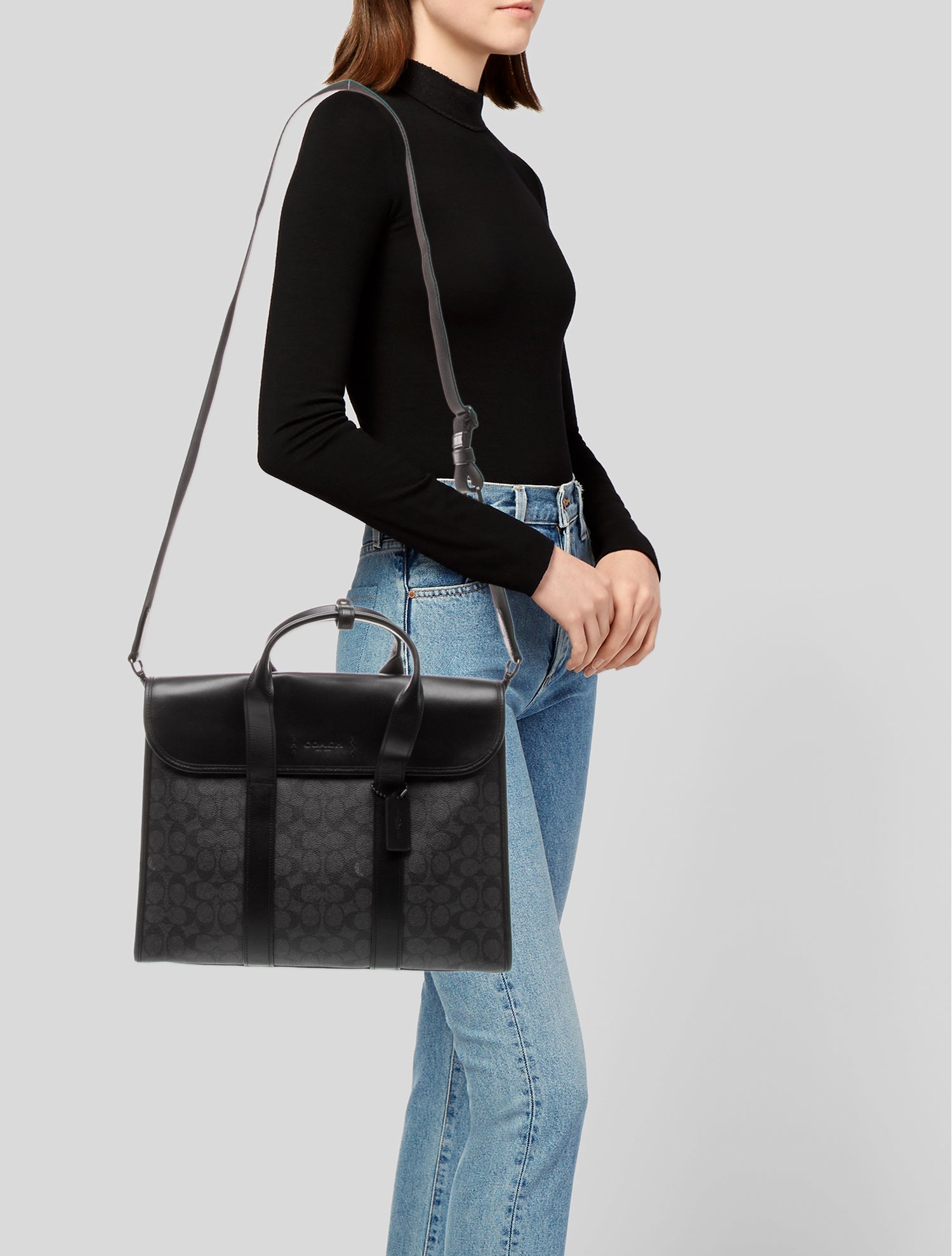 Coach Leather Briefcase