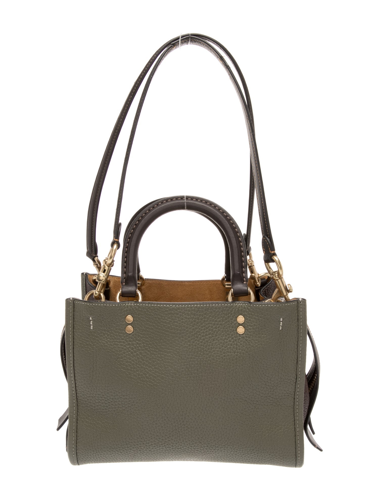 Coach Leather Top Handle Bag