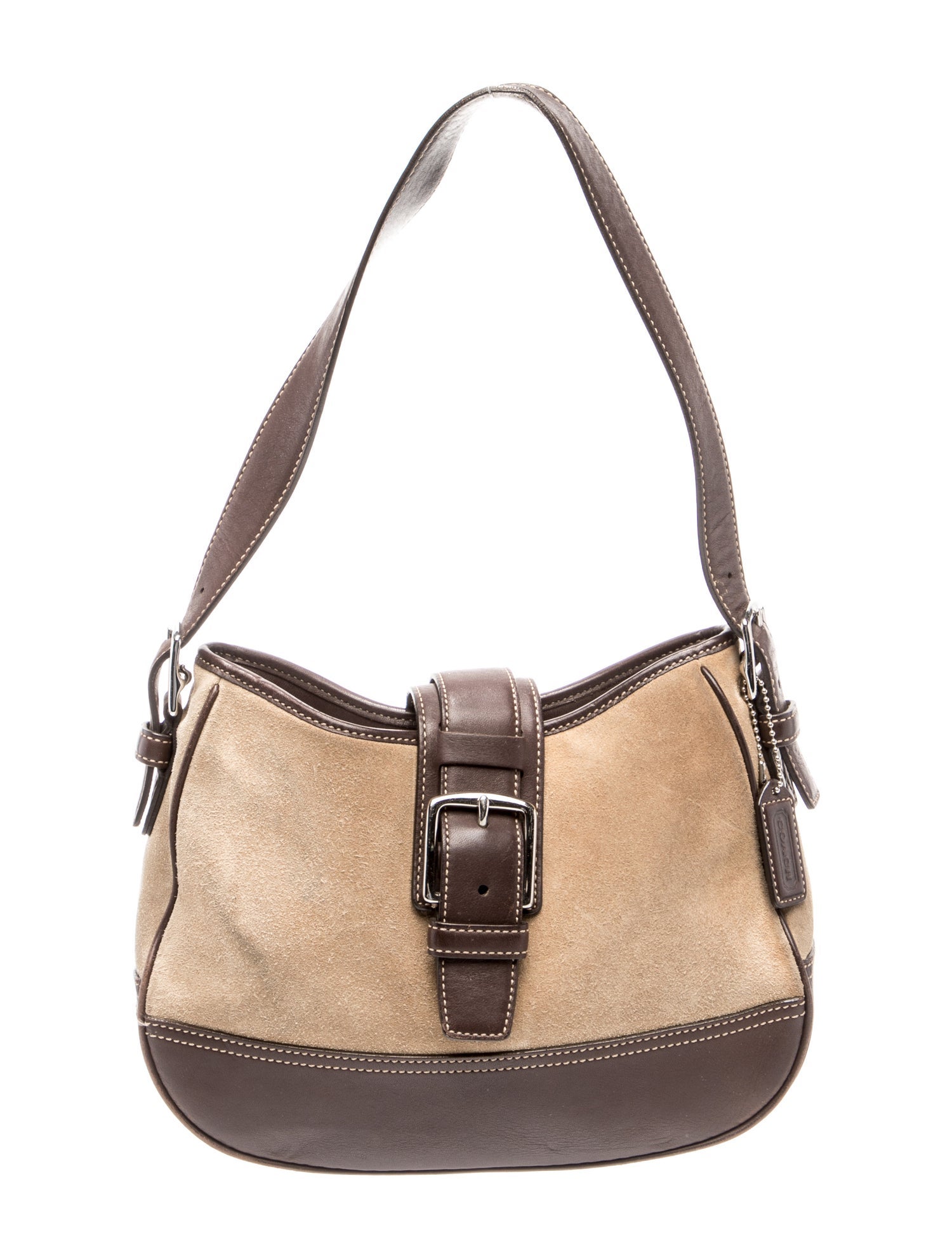 Coach Suede Shoulder Bag