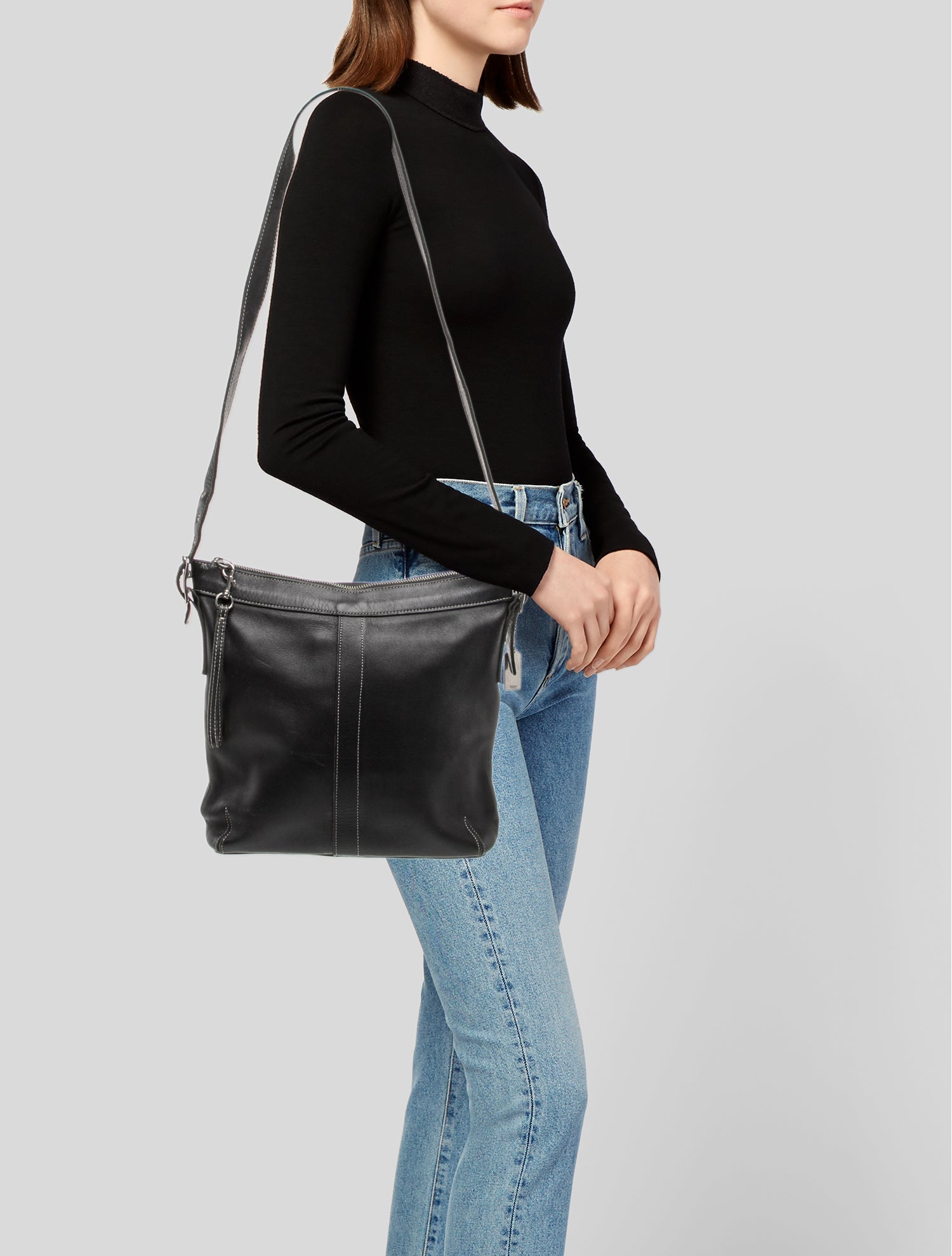 Coach Leather Shoulder Bag