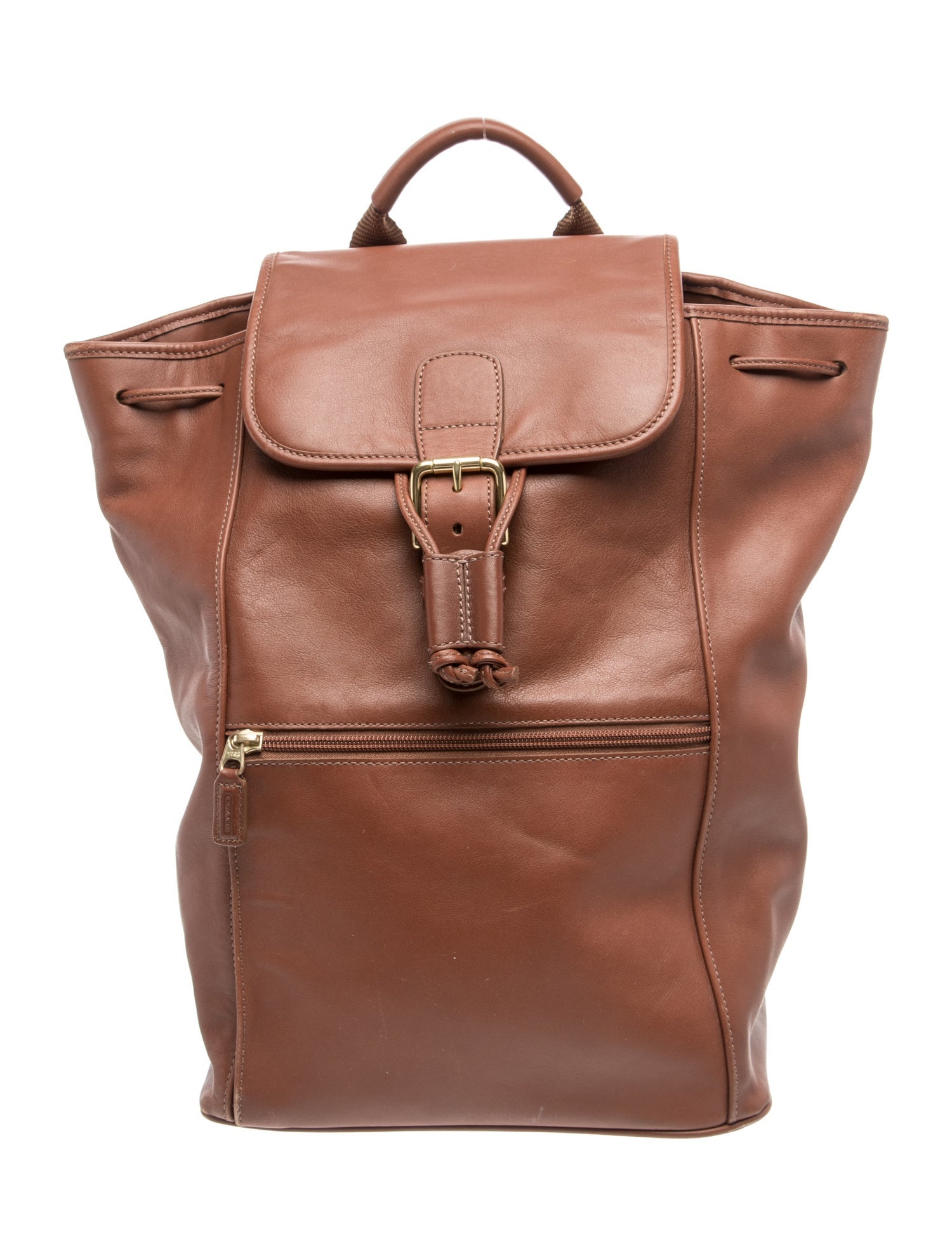 Coach Leather Backpack