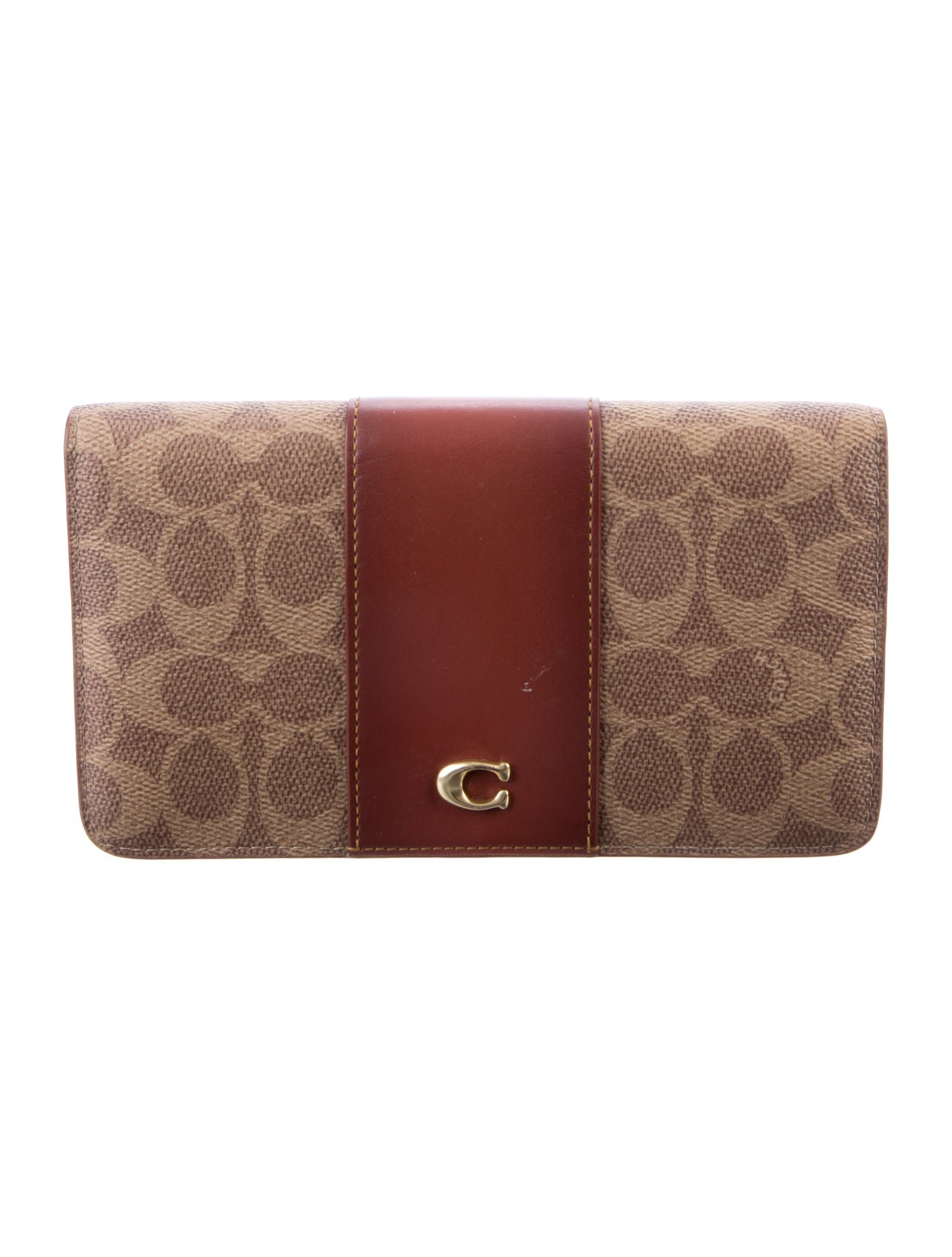Coach Leather Printed Wallet