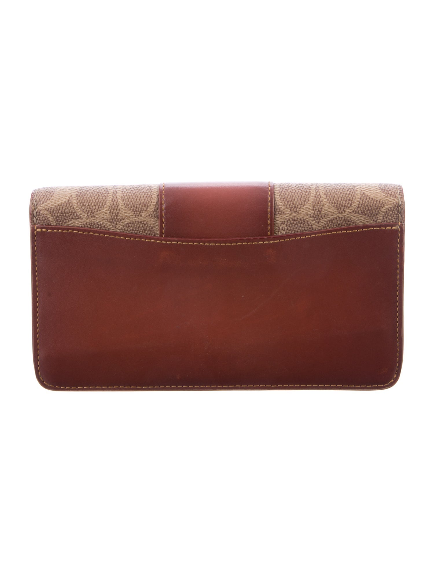Coach Leather Printed Wallet