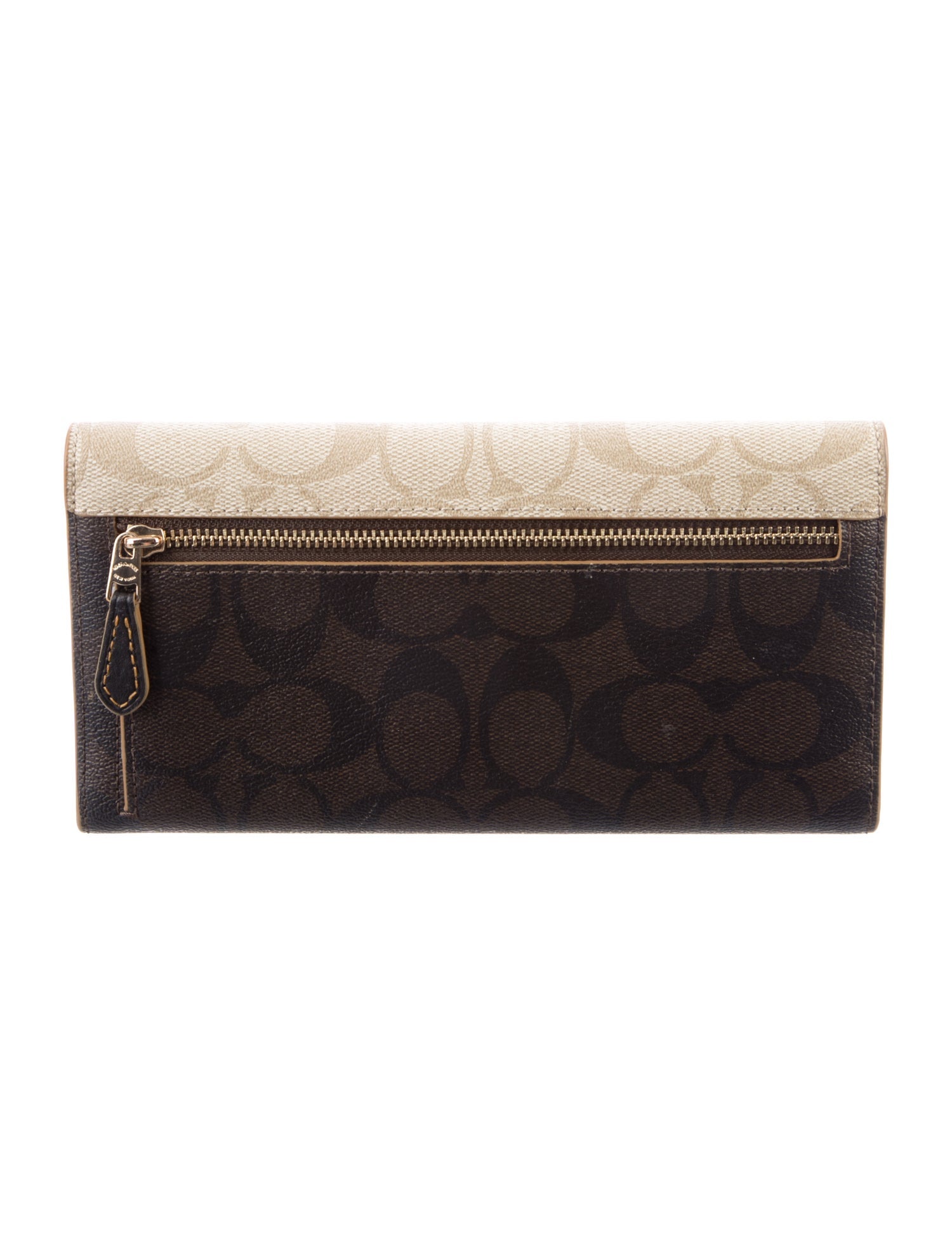 Coach Leather Continental Wallet