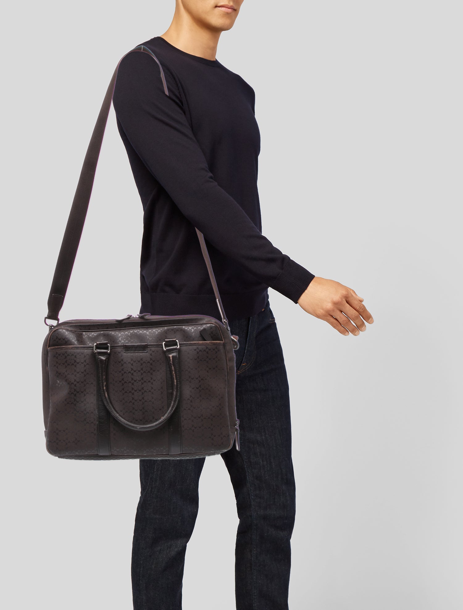 Coach Leather Briefcase