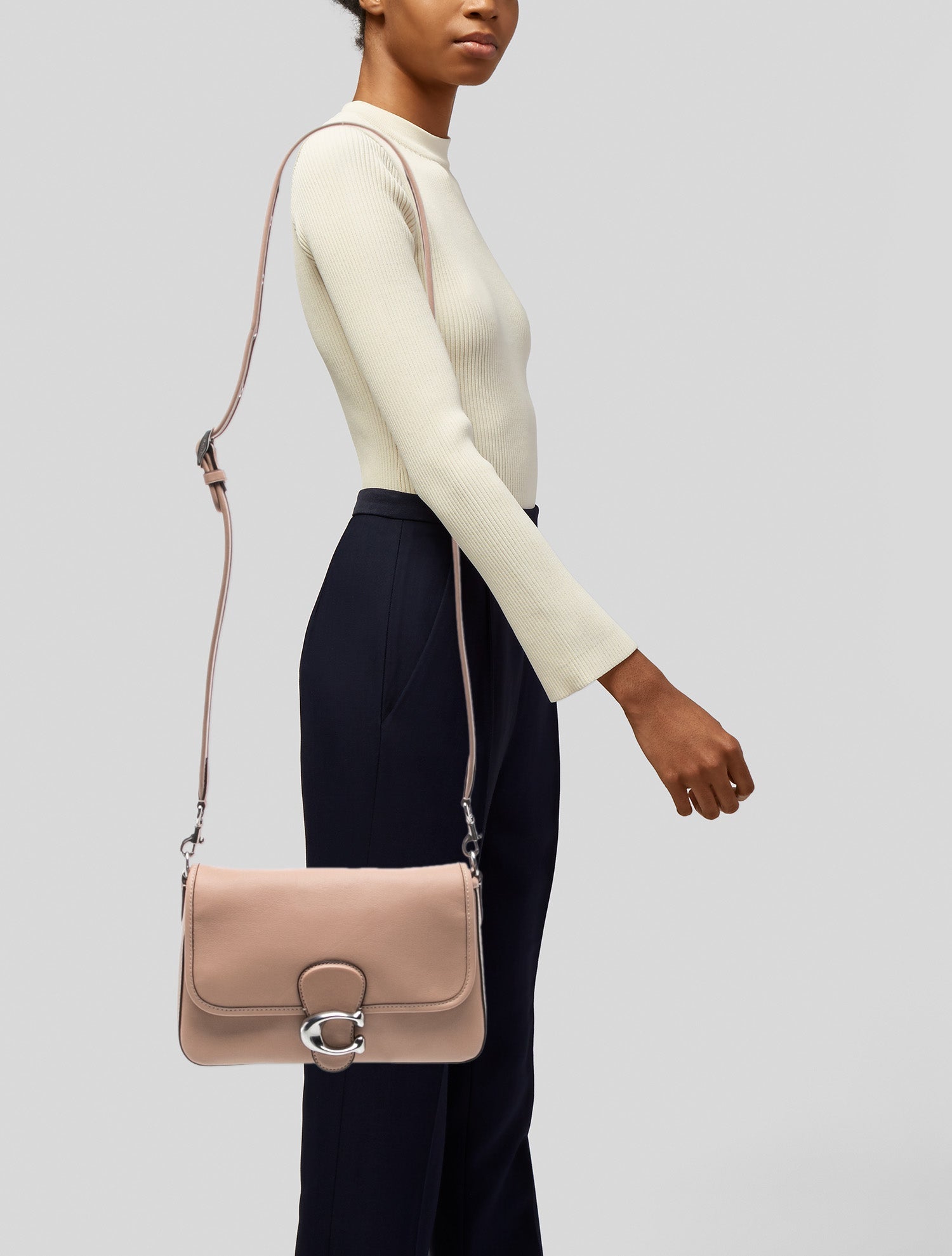 Coach Leather Soft Tabby