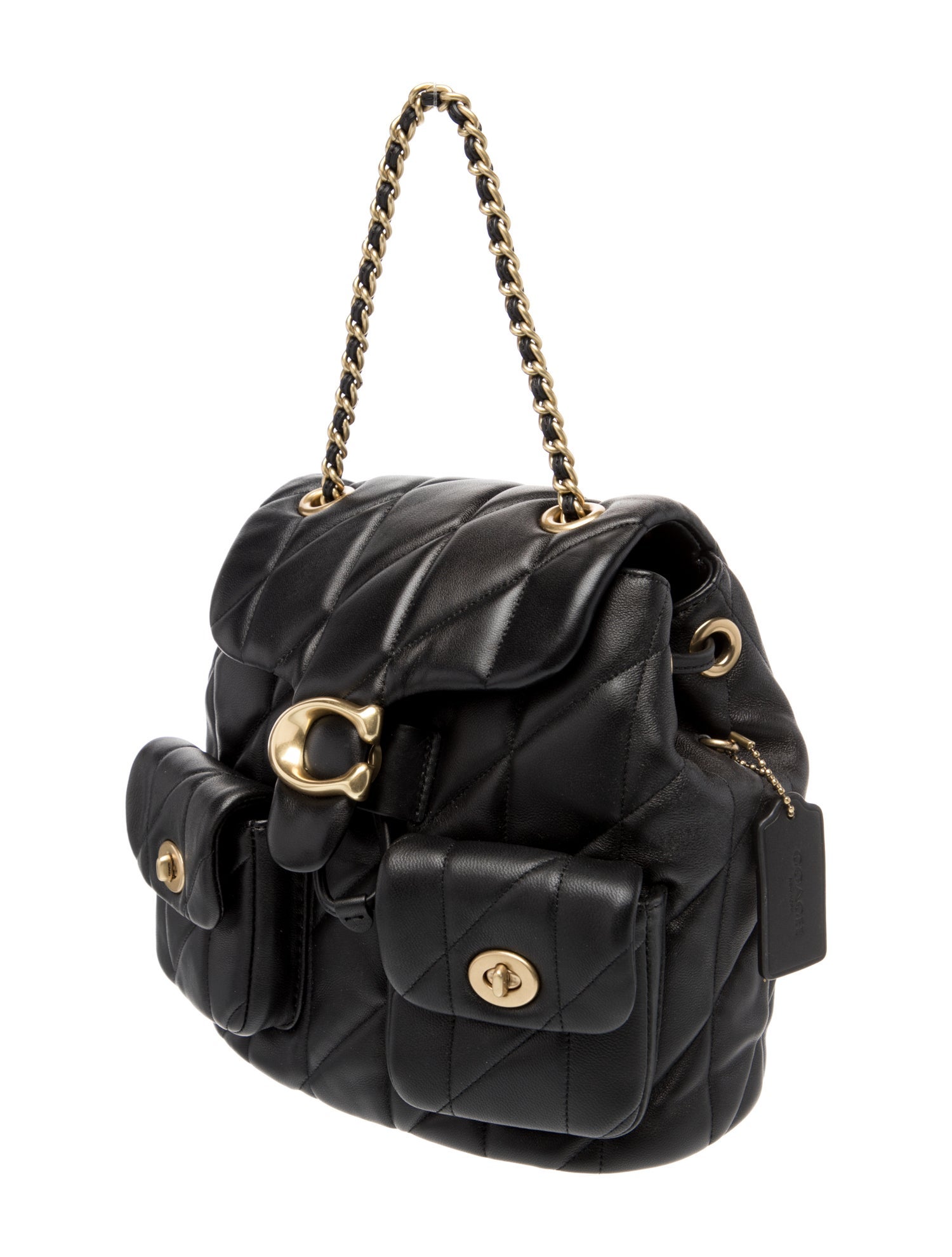 Coach Leather Tabby Backpack