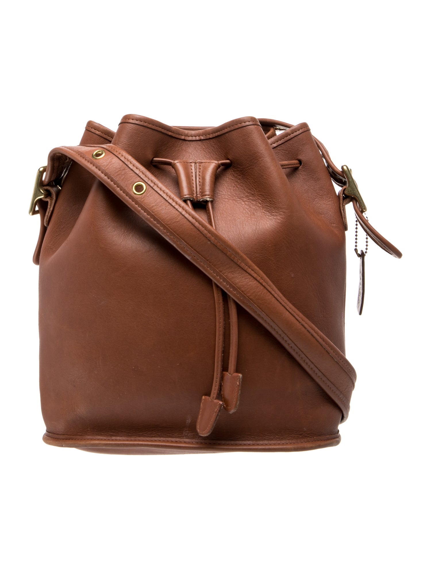 Coach Leather Bucket Bag