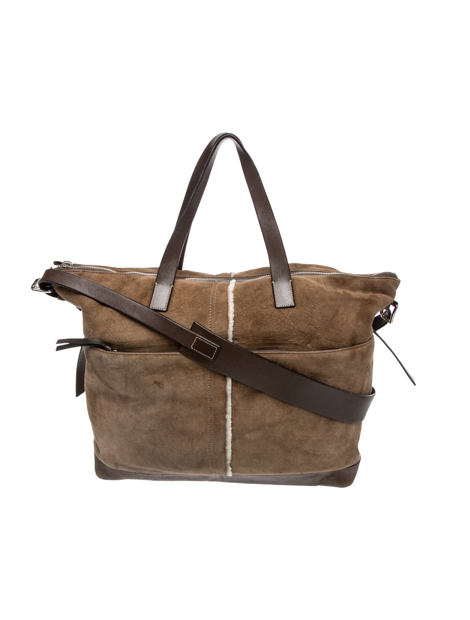 Coach Suede Weekender Bag