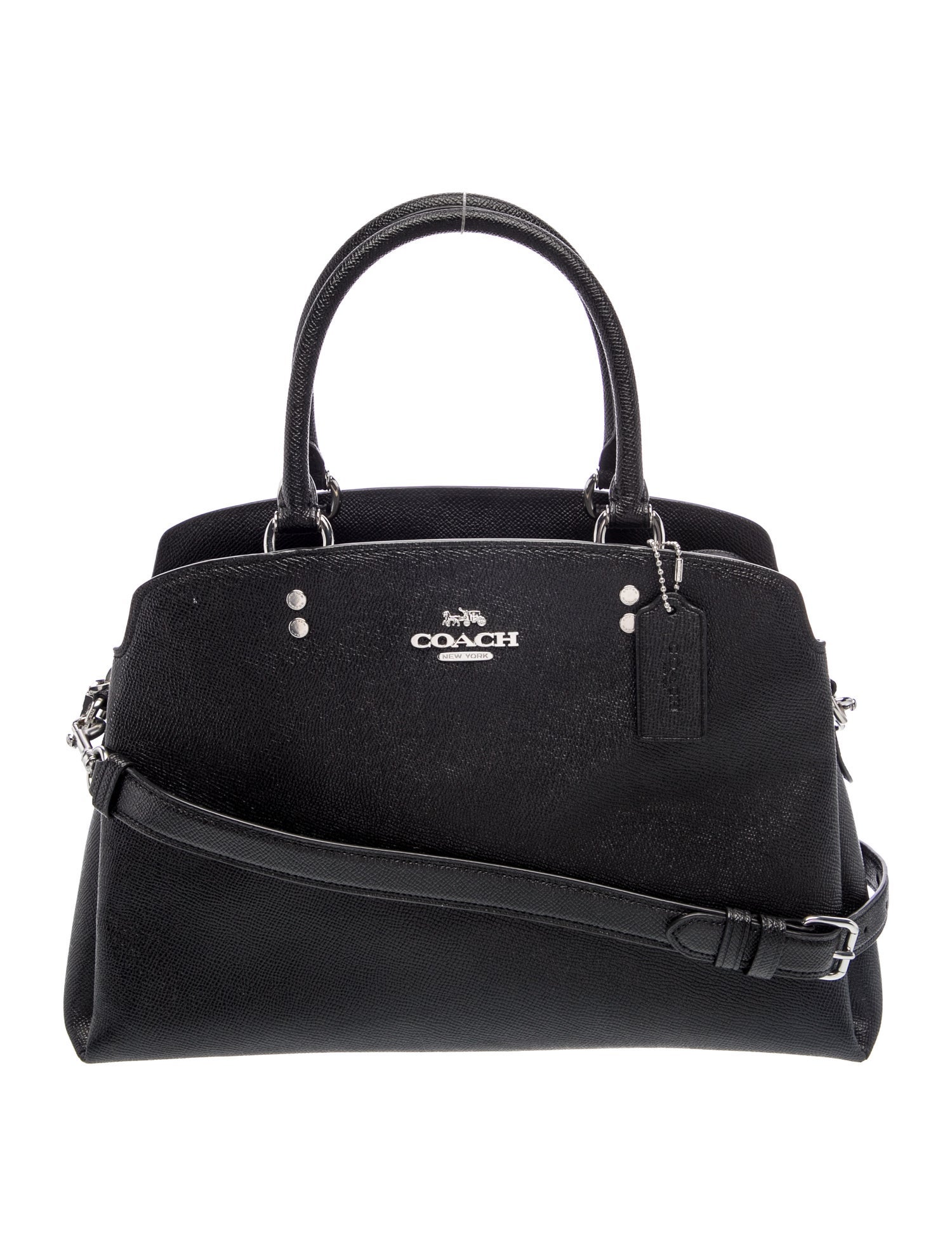 Coach Saffiano Leather Top Handle Bag