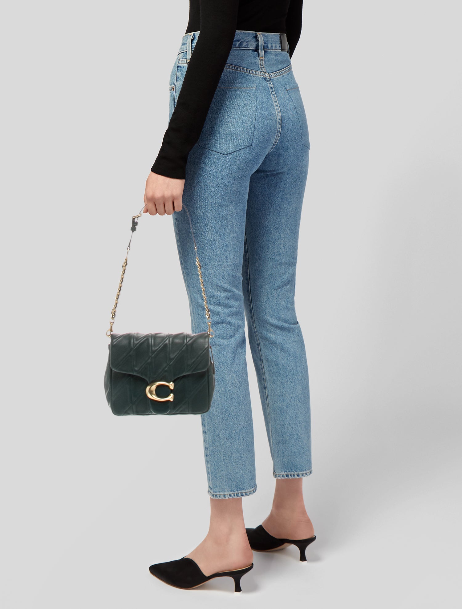 Coach Leather Times Square Tabby Small