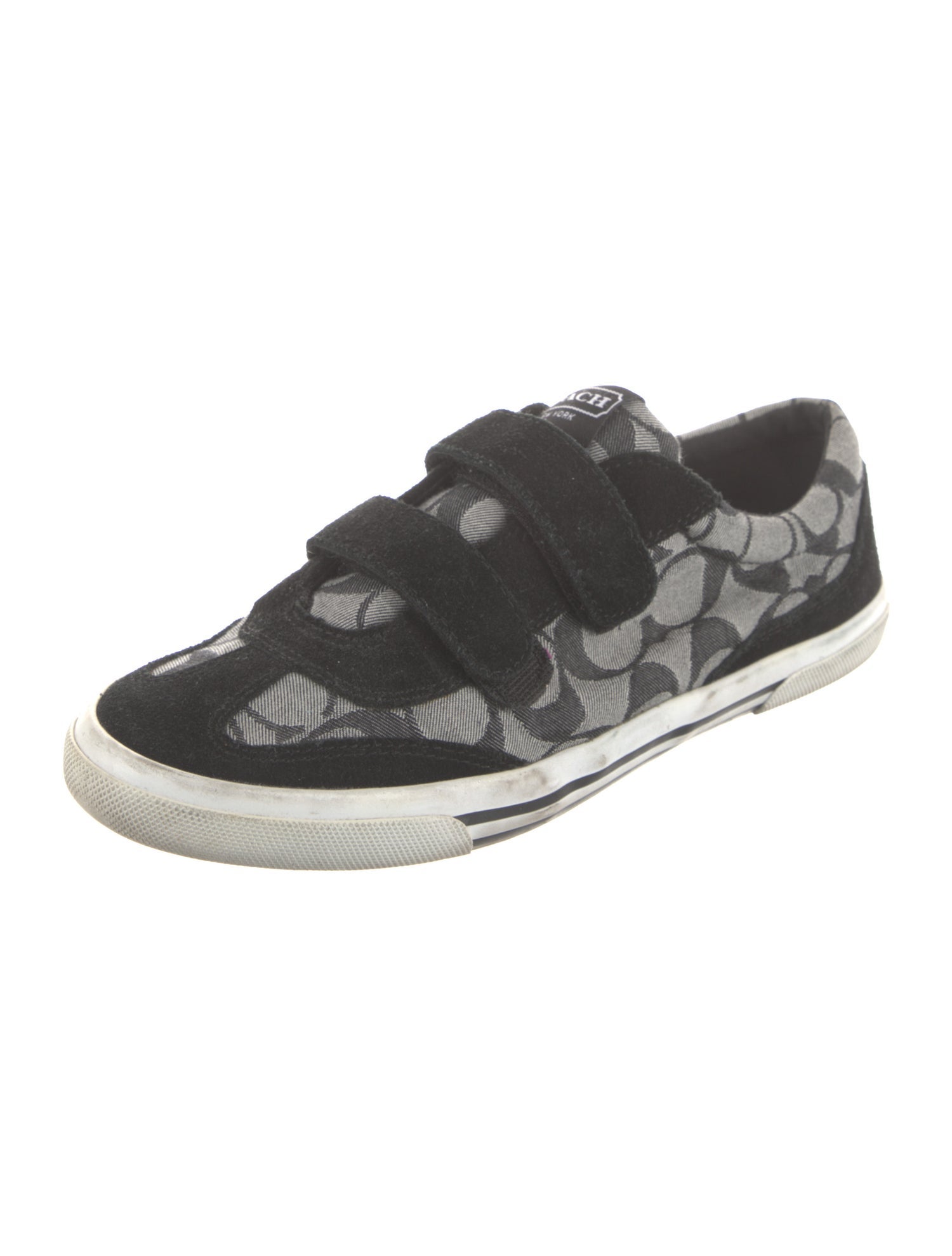 Coach Canvas Patterned Sneakers