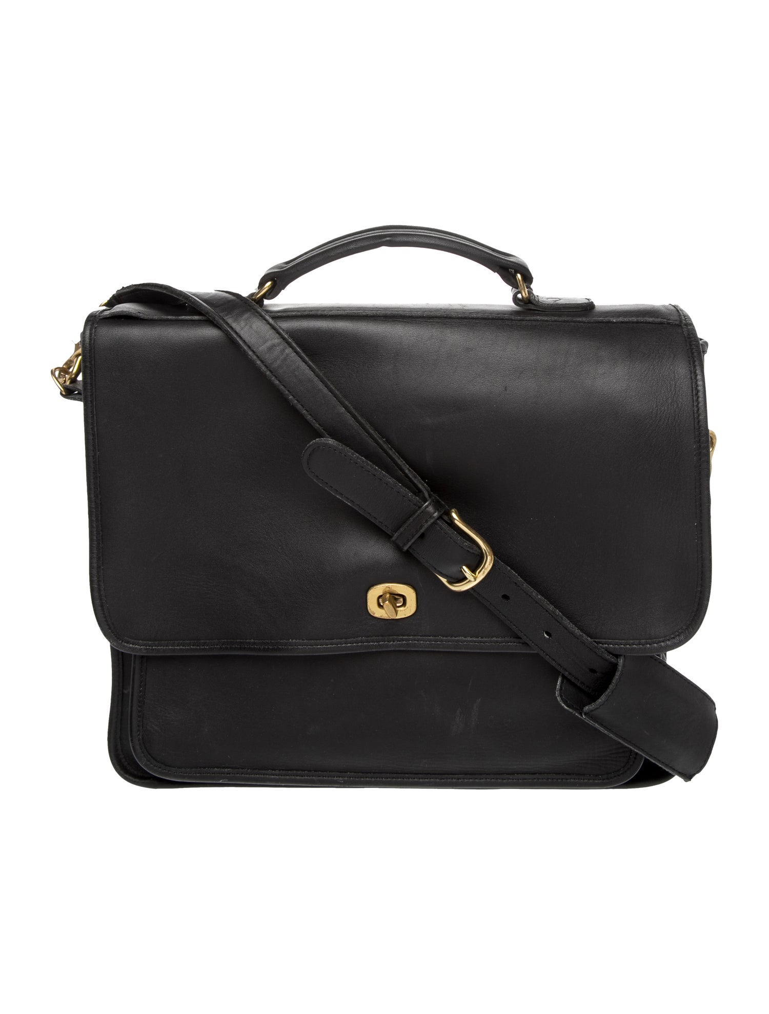 Coach Leather Messenger Bag