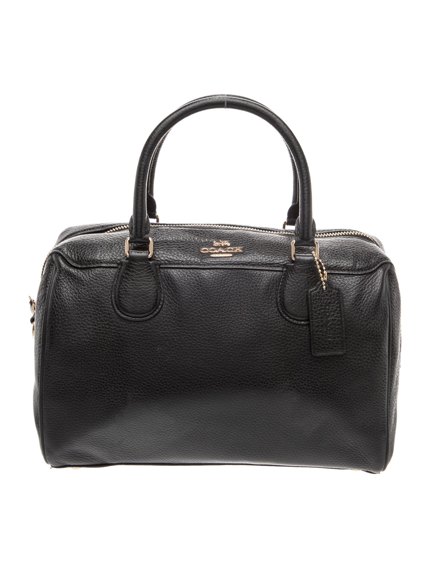Coach Leather Top Handle Bag