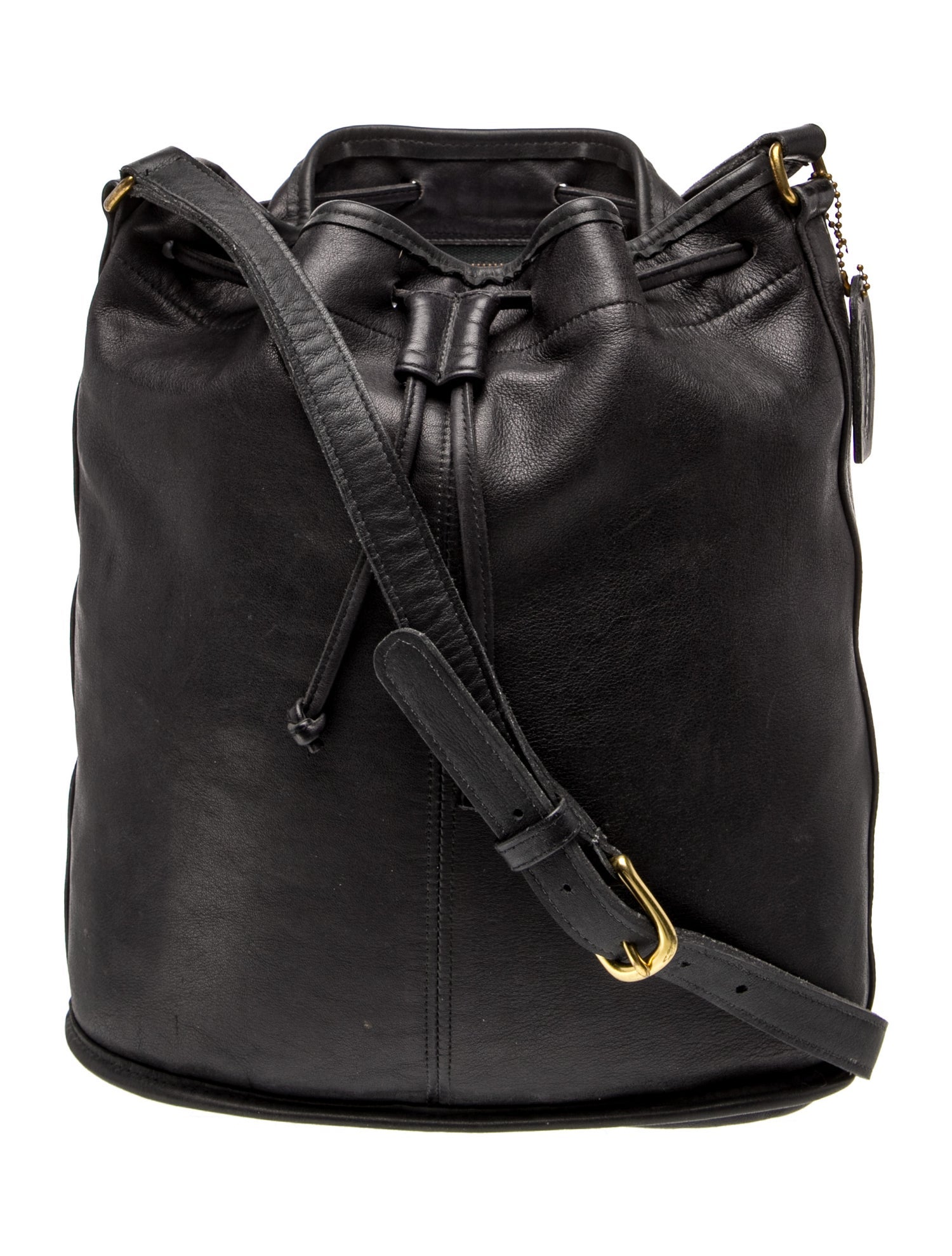 Coach Leather Bucket Bag