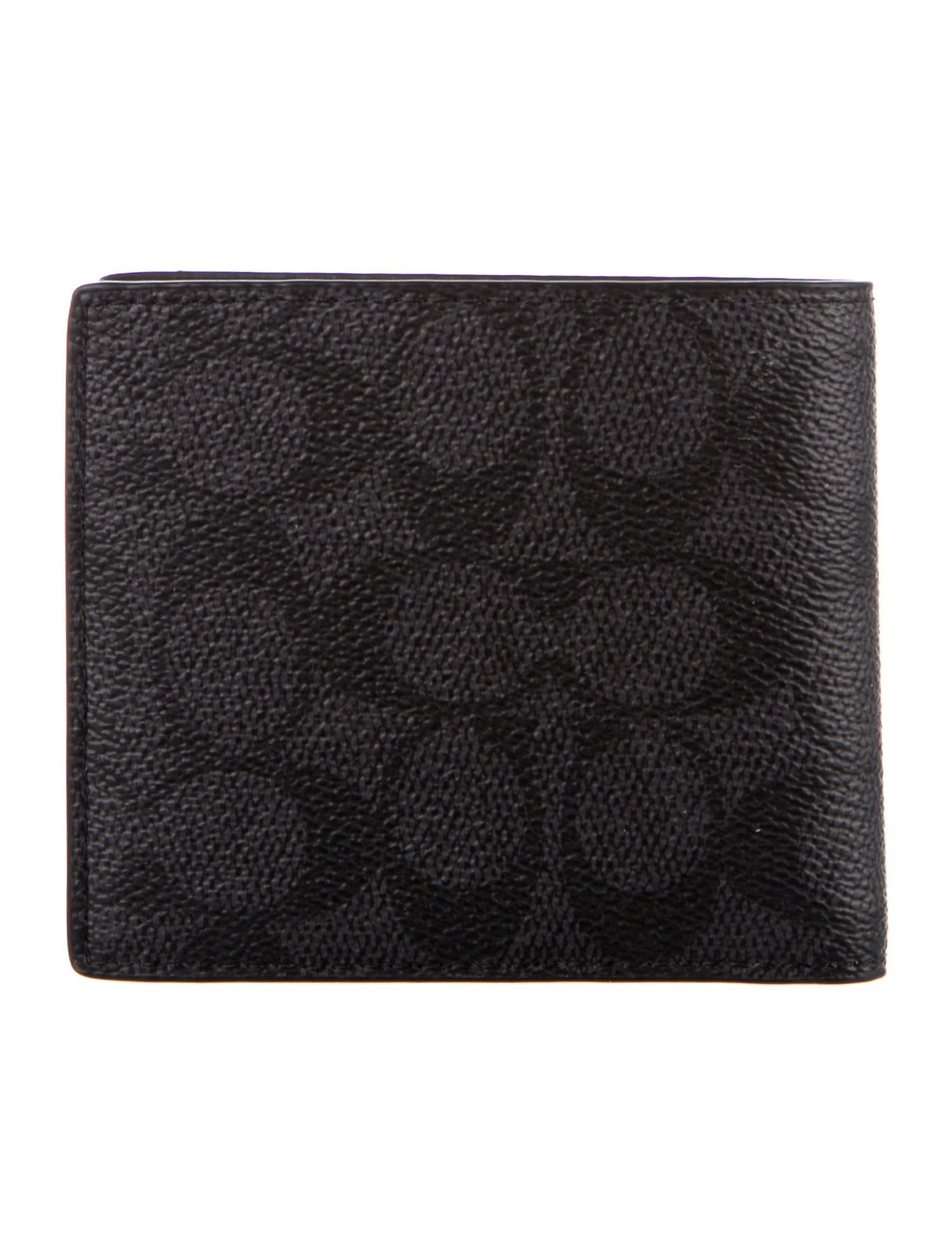 Coach Leather Printed Bifold Wallet