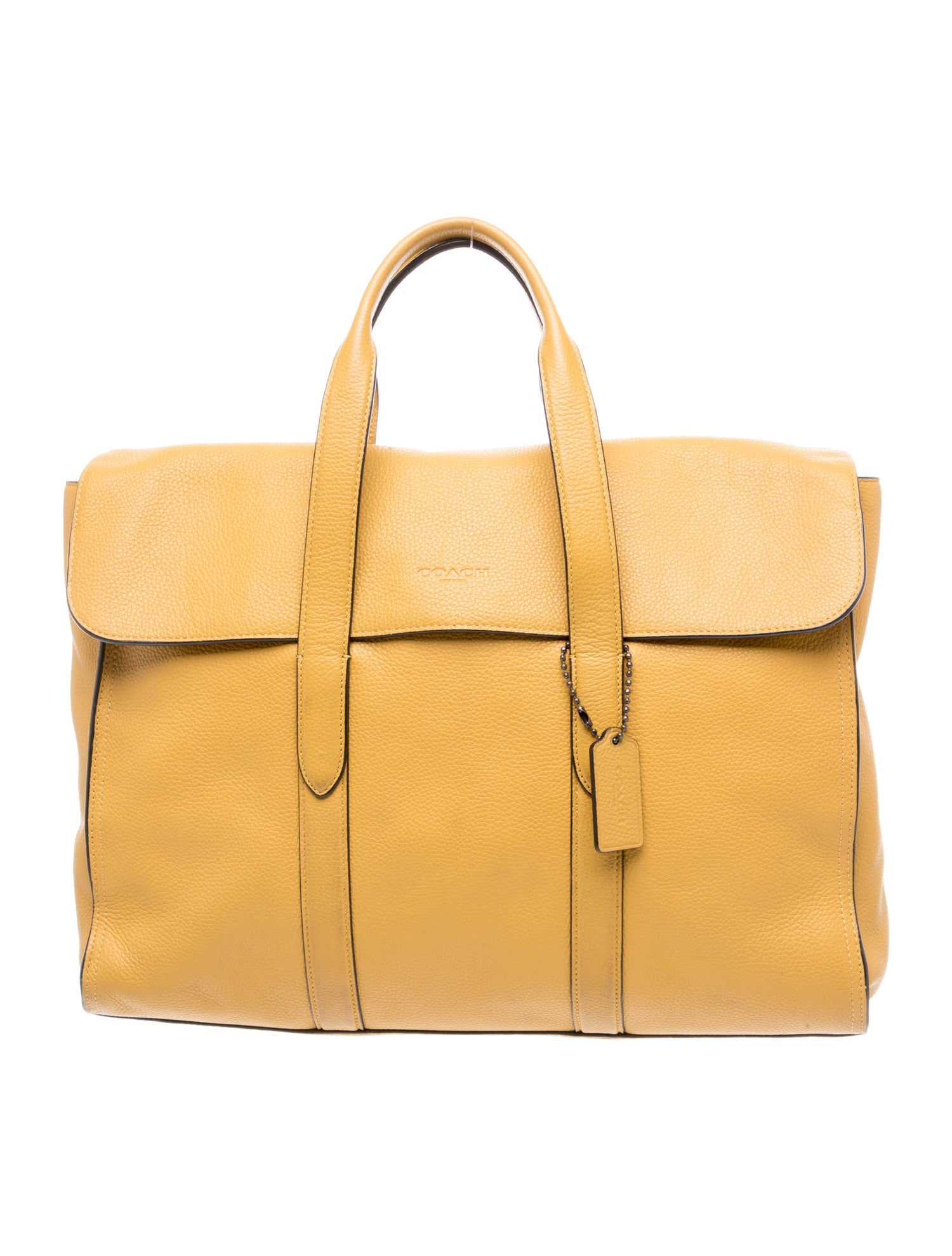 Coach Leather Top Handle Bag