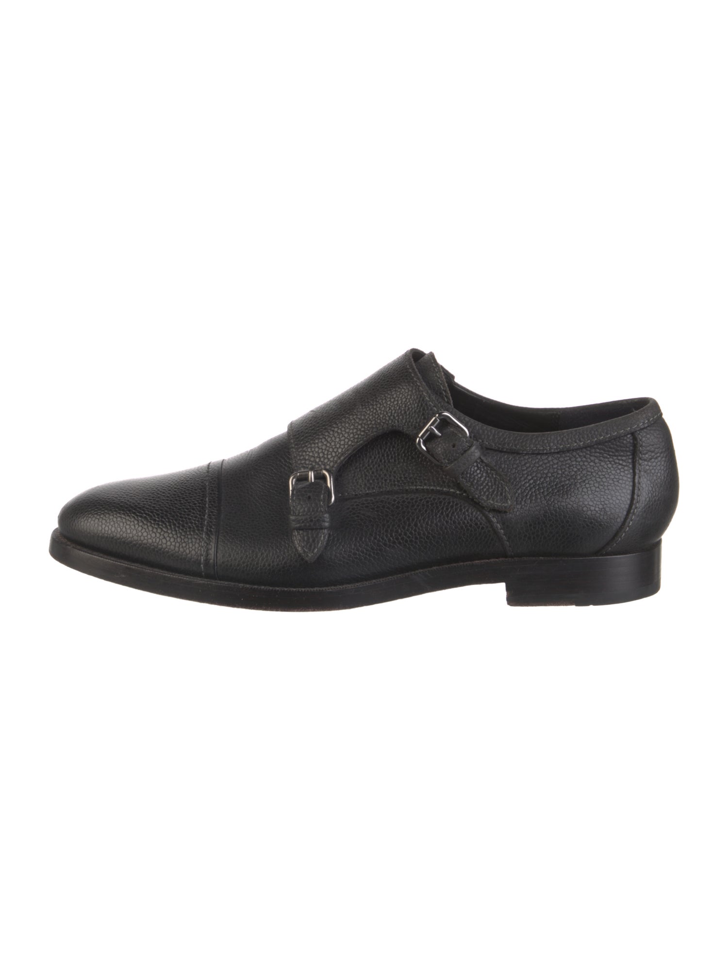 Coach Leather Monk Straps