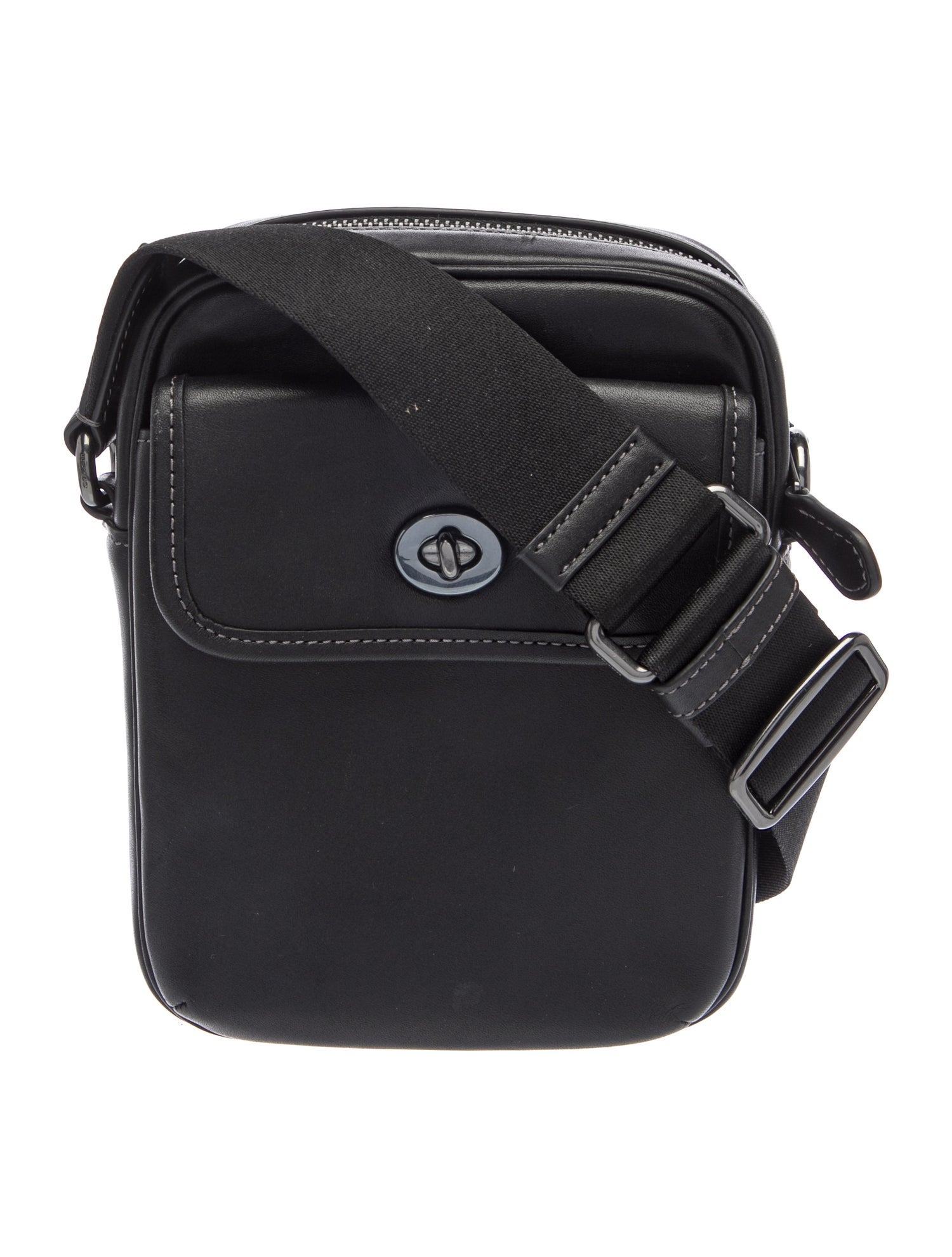 Coach Leather Messenger Bag