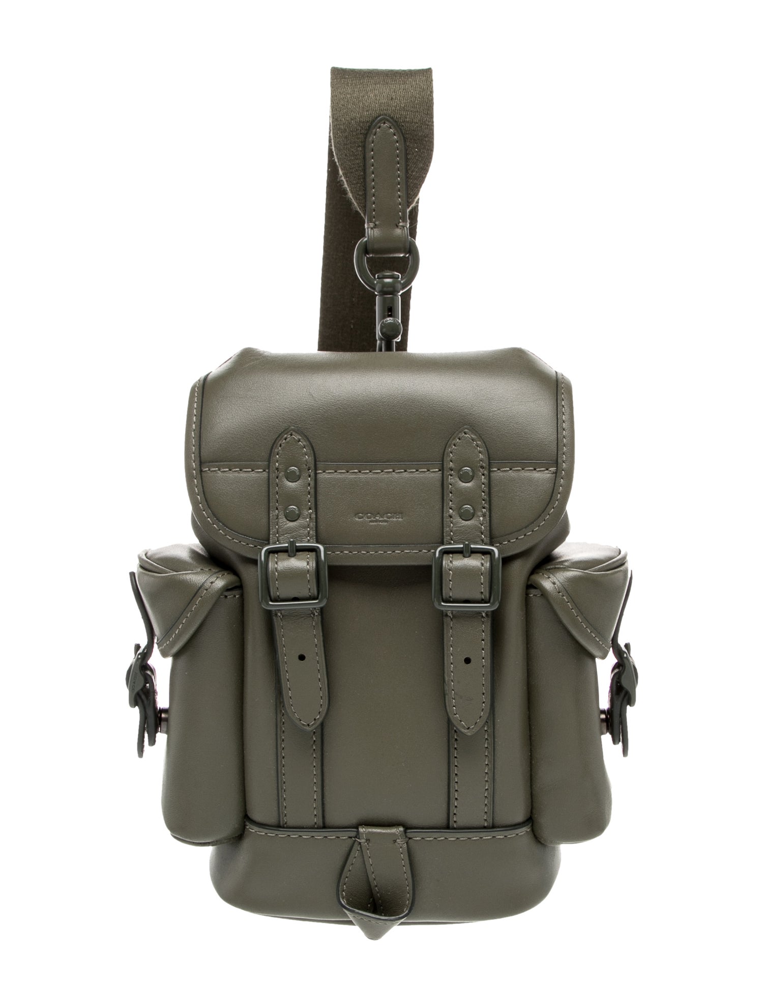 Coach Leather Backpack