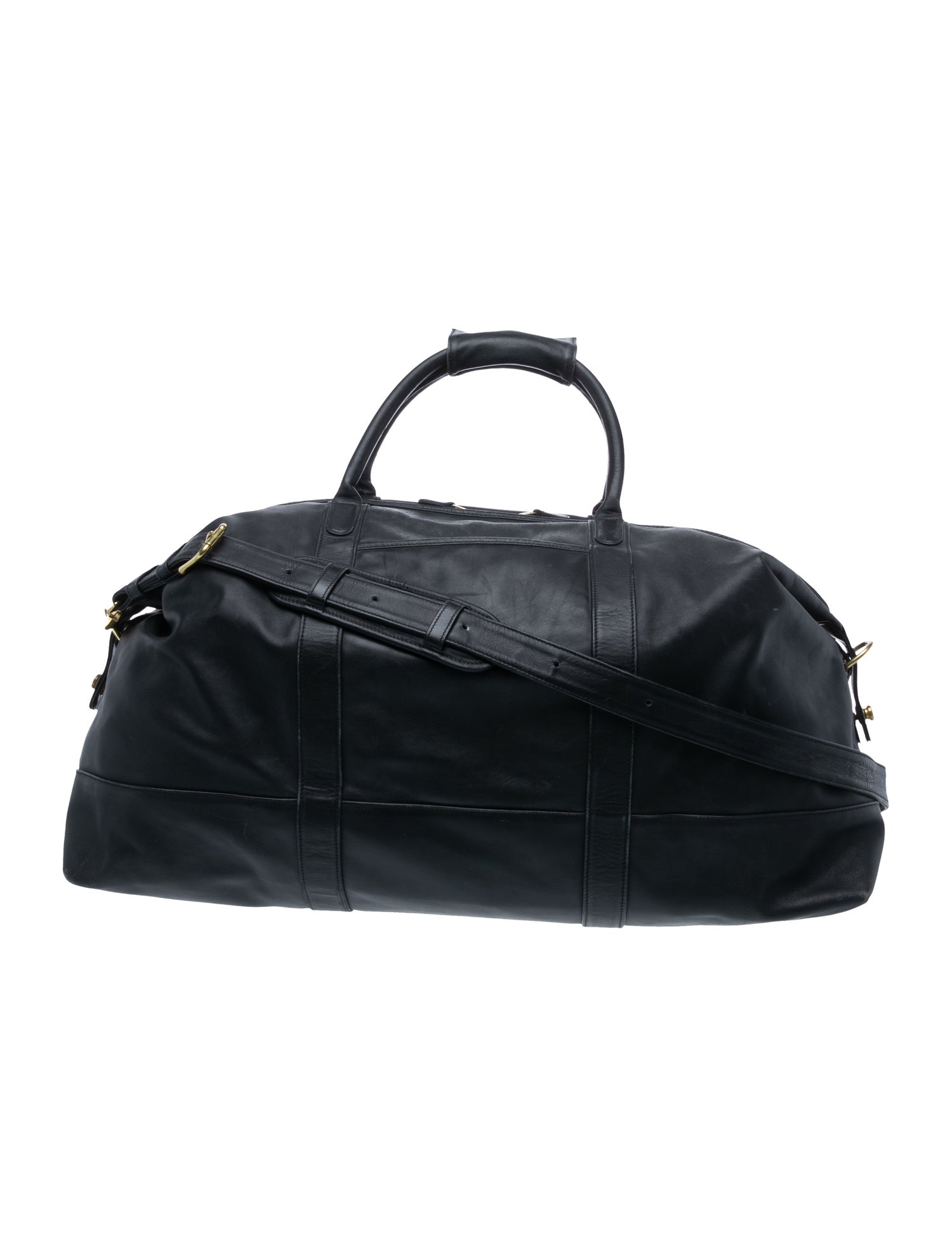 Coach Leather Weekender Bag
