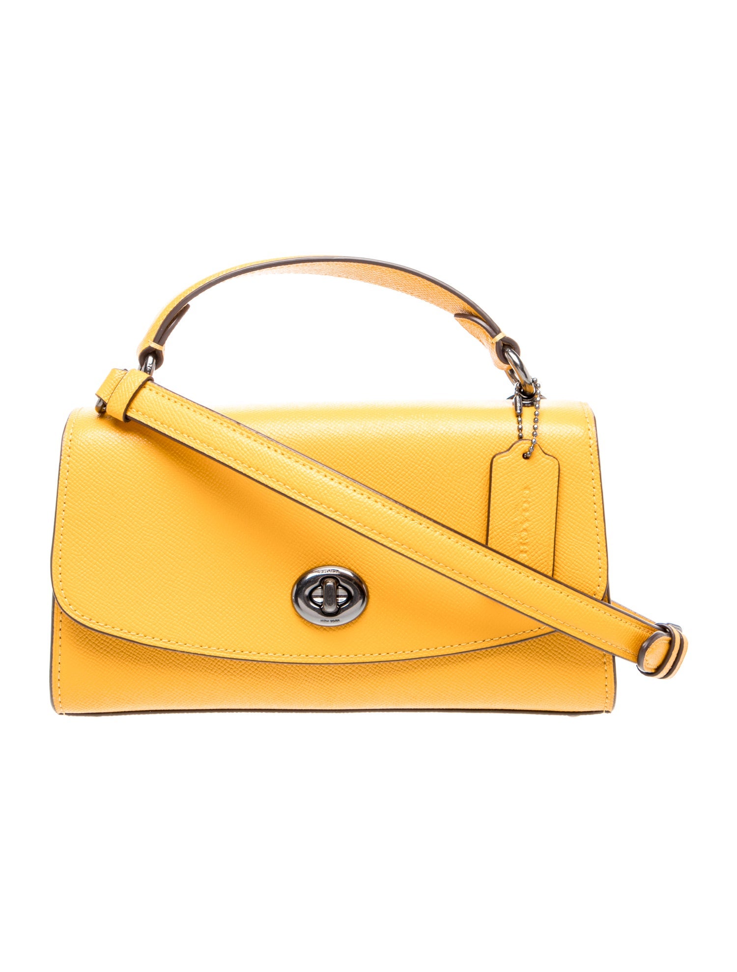 Coach Leather Top Handle Bag
