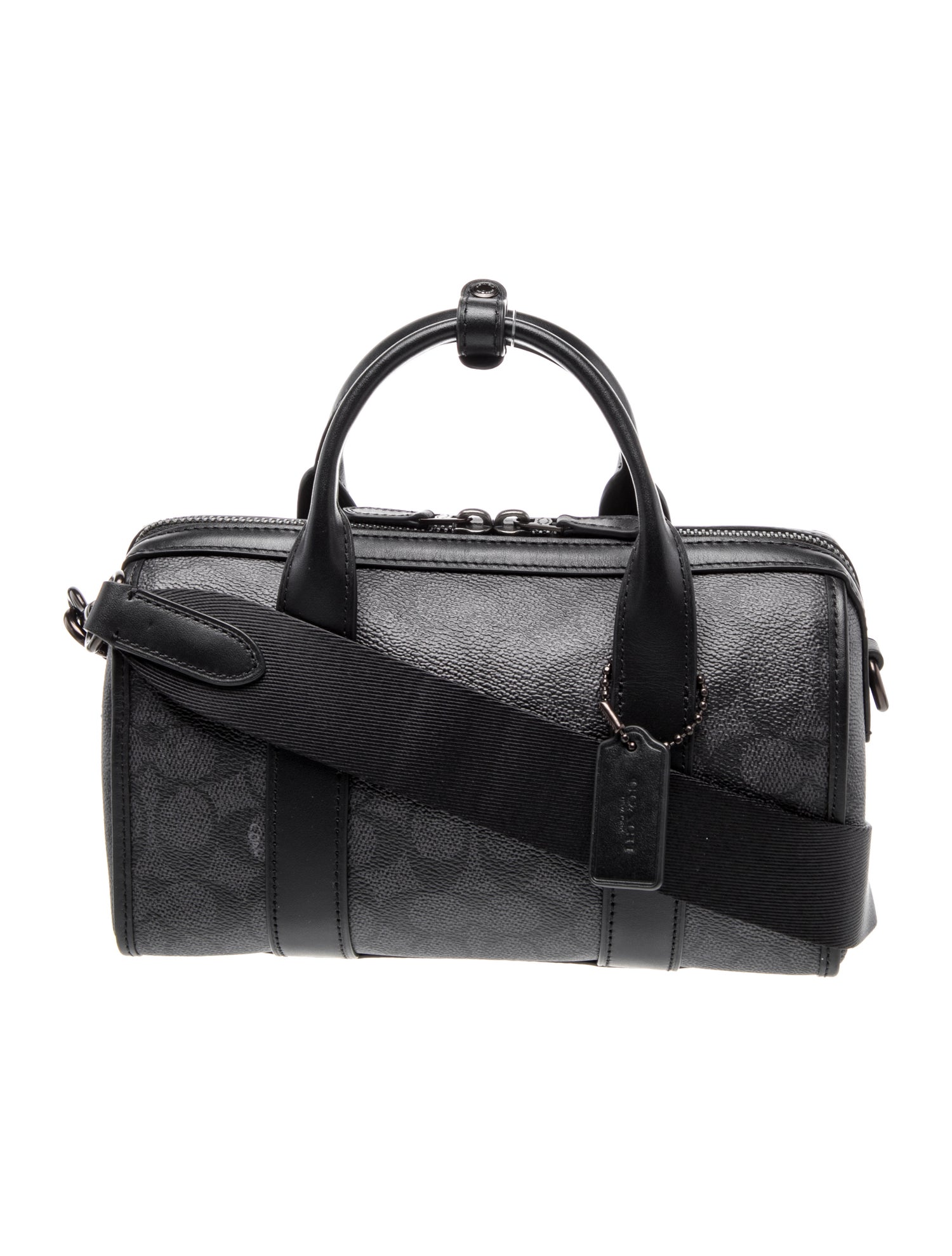Coach Leather Weekender Bag