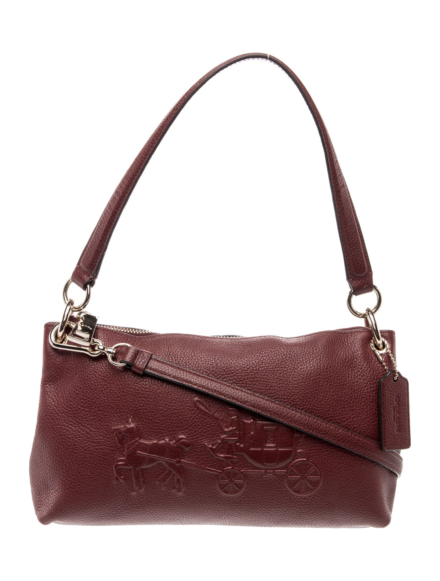 Coach Leather Top Handle Bag