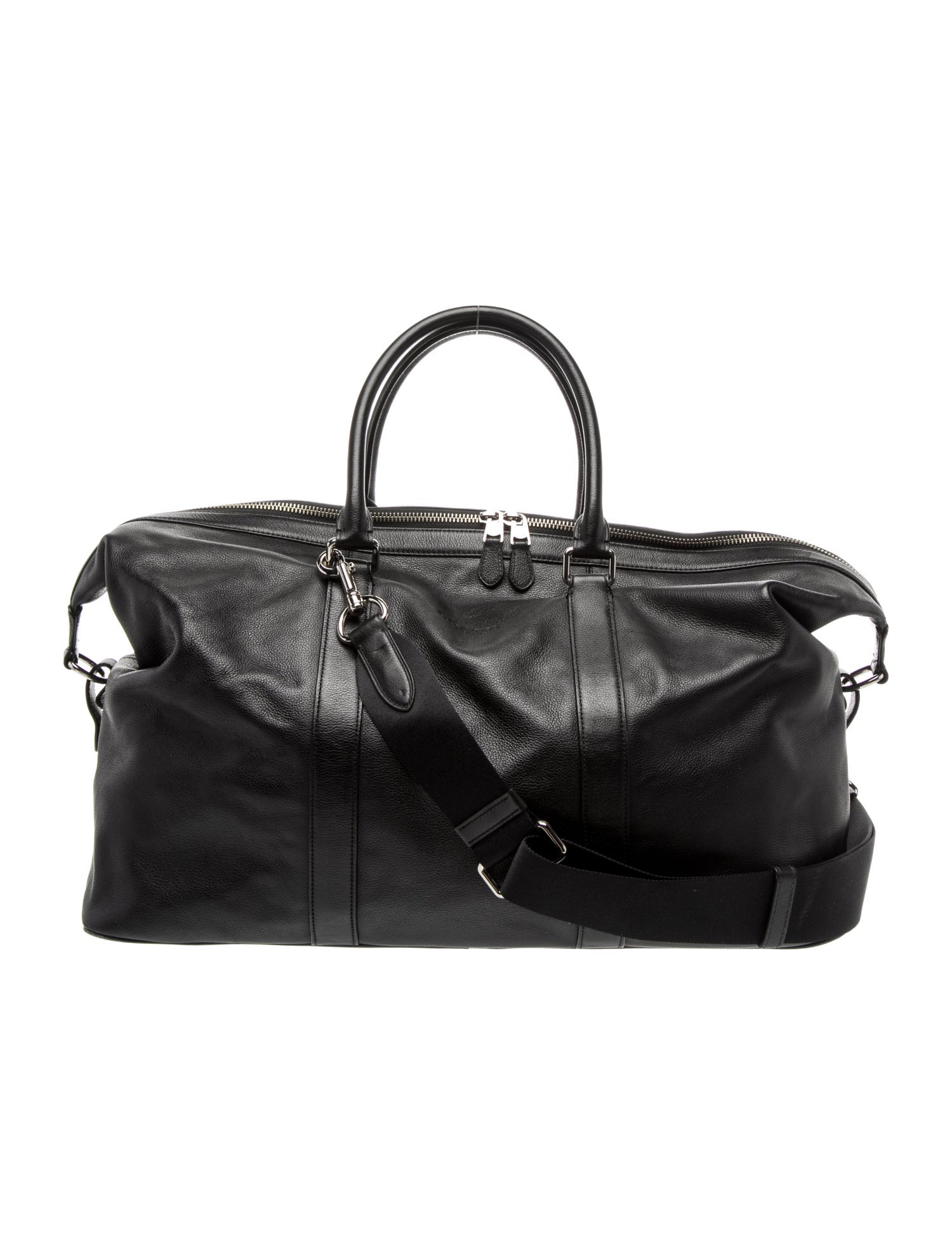 Coach Leather Weekender Bag