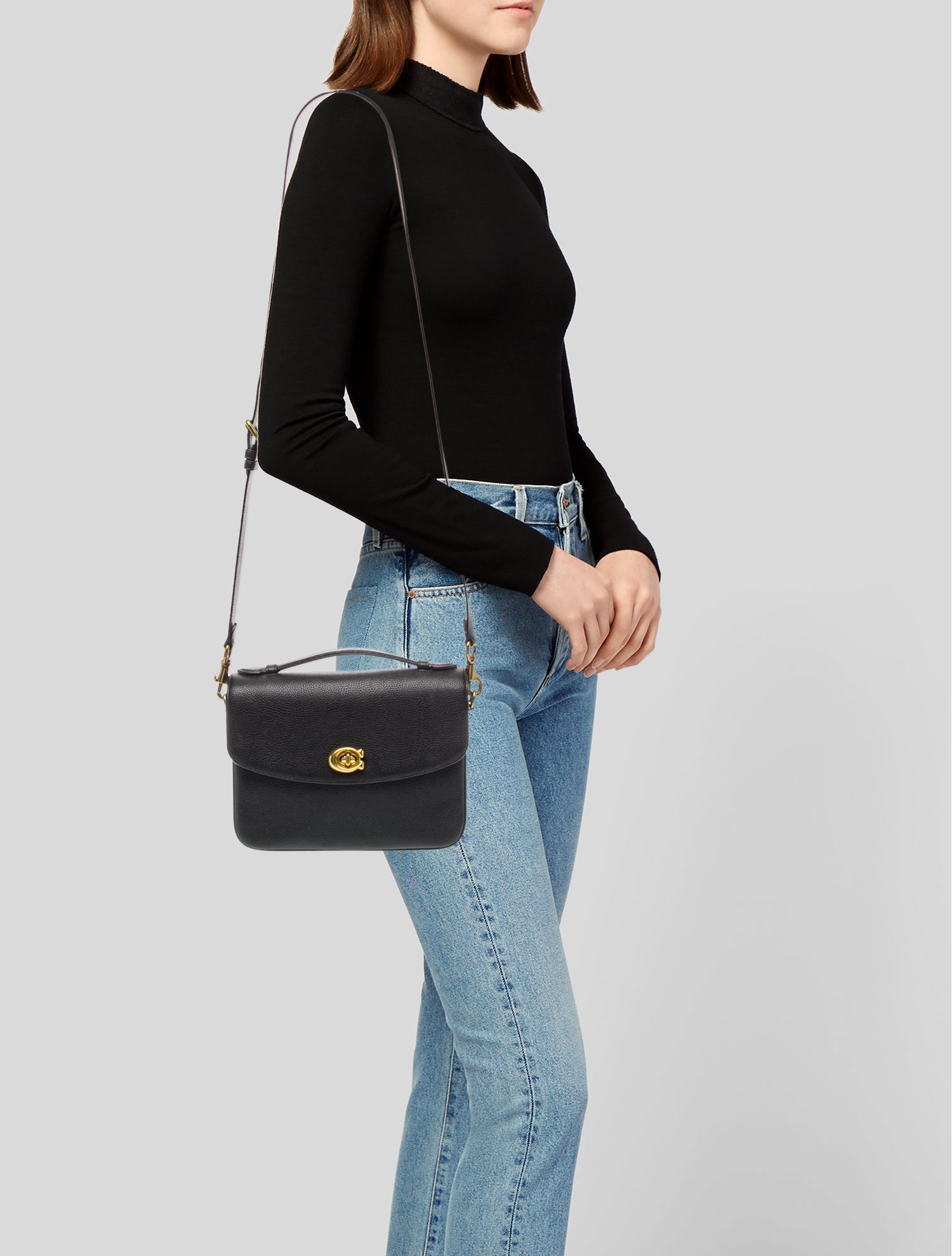 Coach Leather Shoulder Bag