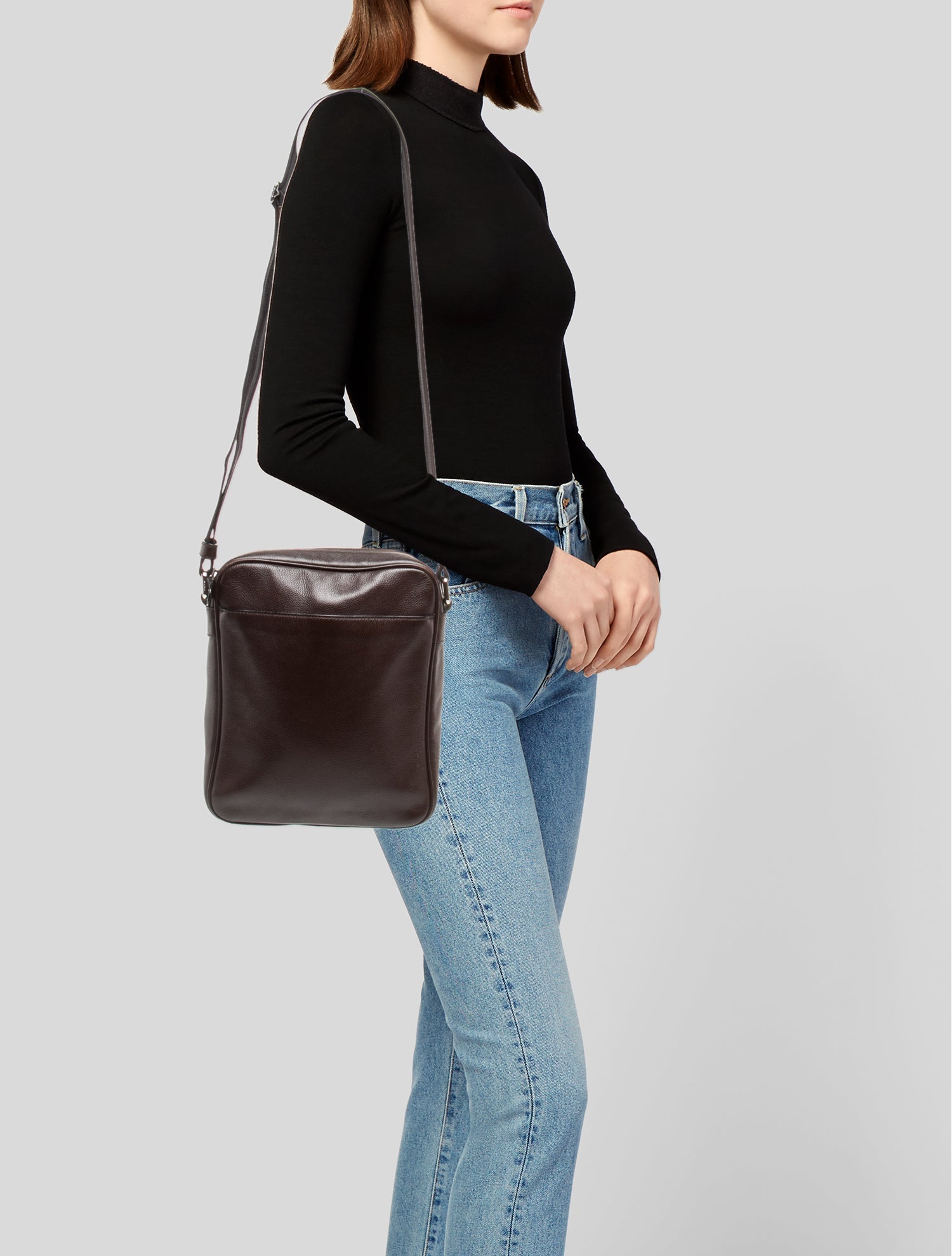 Coach Leather Messenger Bag