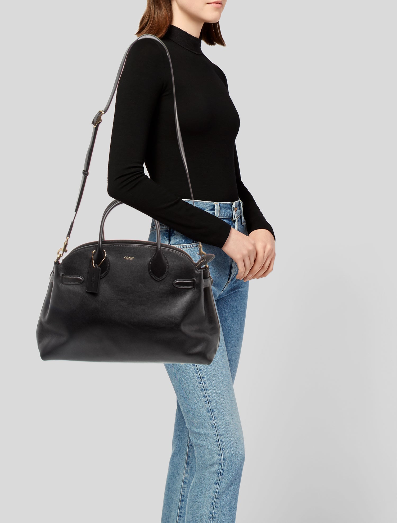 Coach Leather Soft Empire Carryall 40