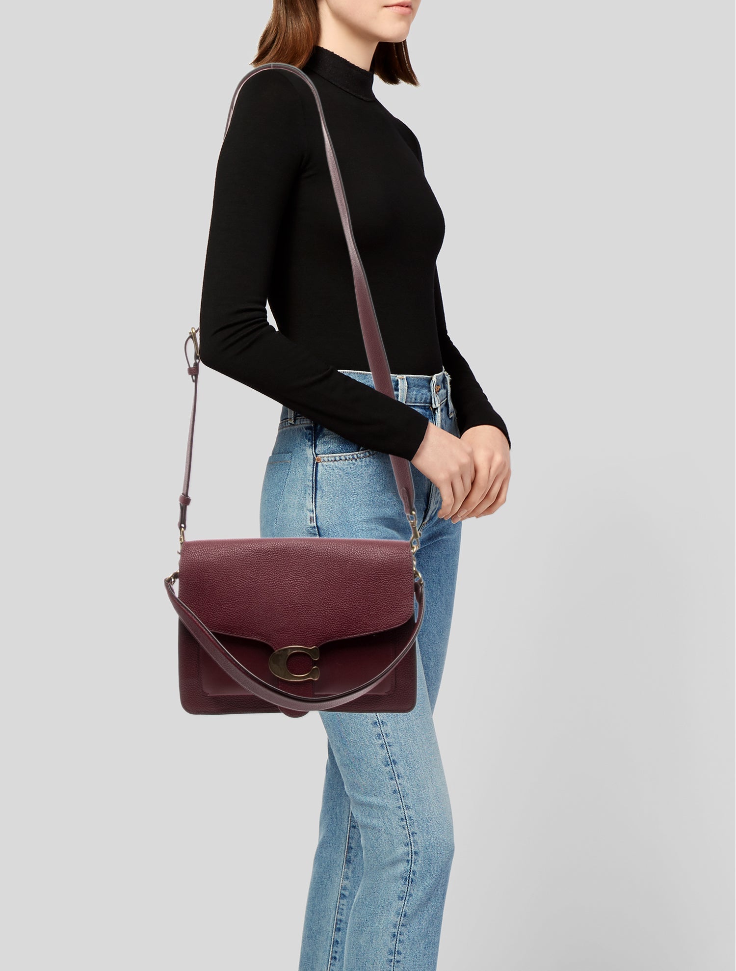 Coach Leather Tabby 26
